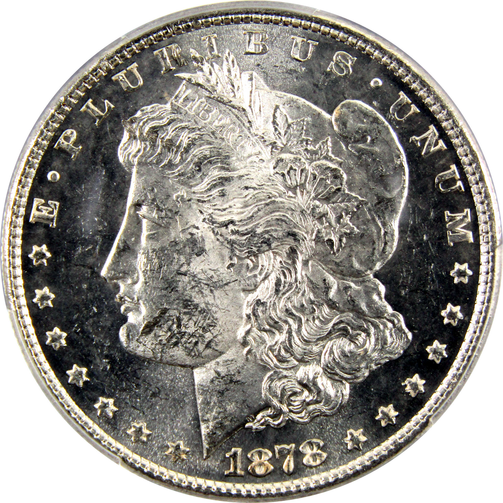 1878 8TF Morgan Dollar MS 62 PCGS 90% Silver $1 Unc SKU:I10458 - Morgan coin - Morgan silver dollar - Morgan silver dollar for sale - Profile Coins &amp; Collectibles