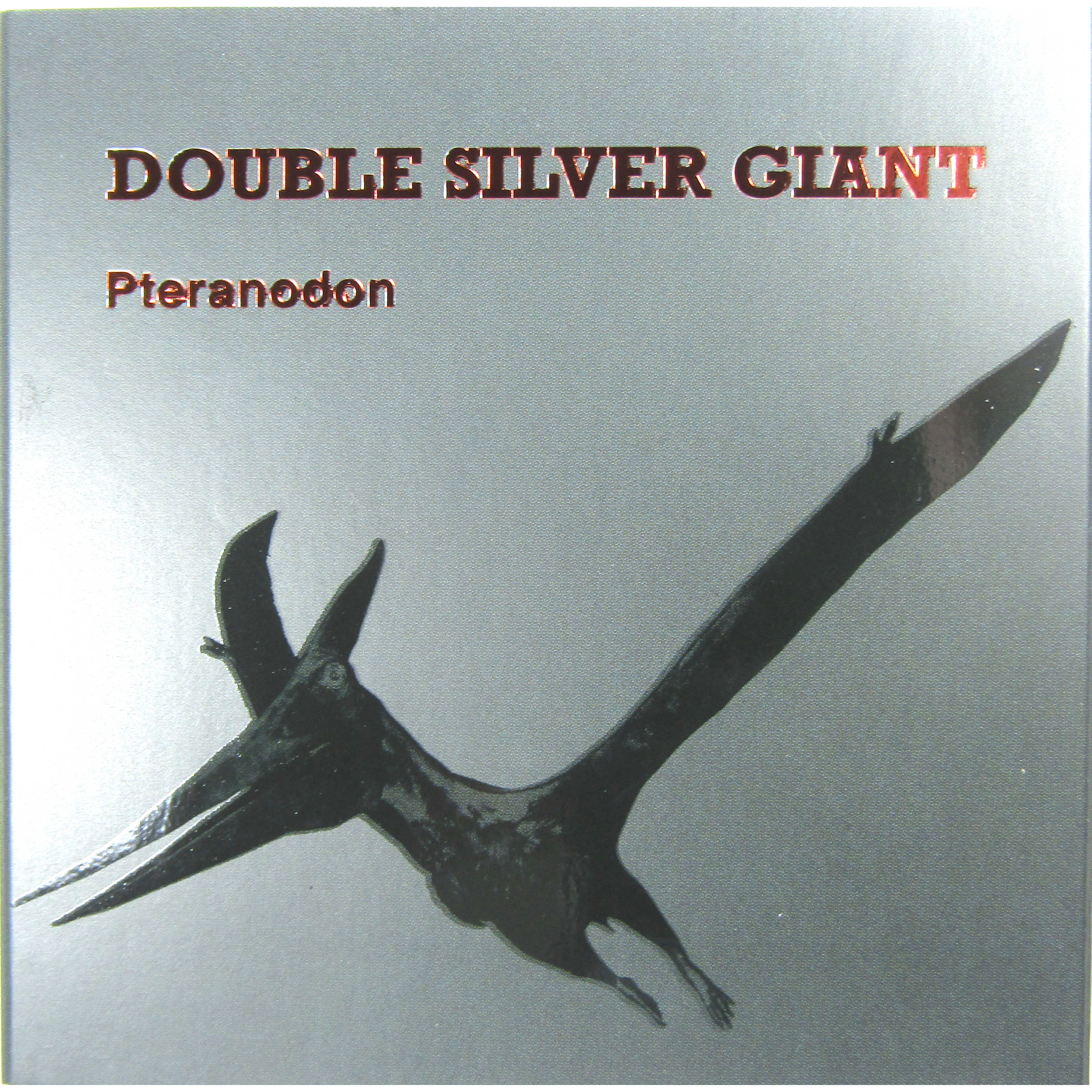 2024 Double Silver Giant Pteranodon 10 Vatu Bi-Metal High Relief Coin