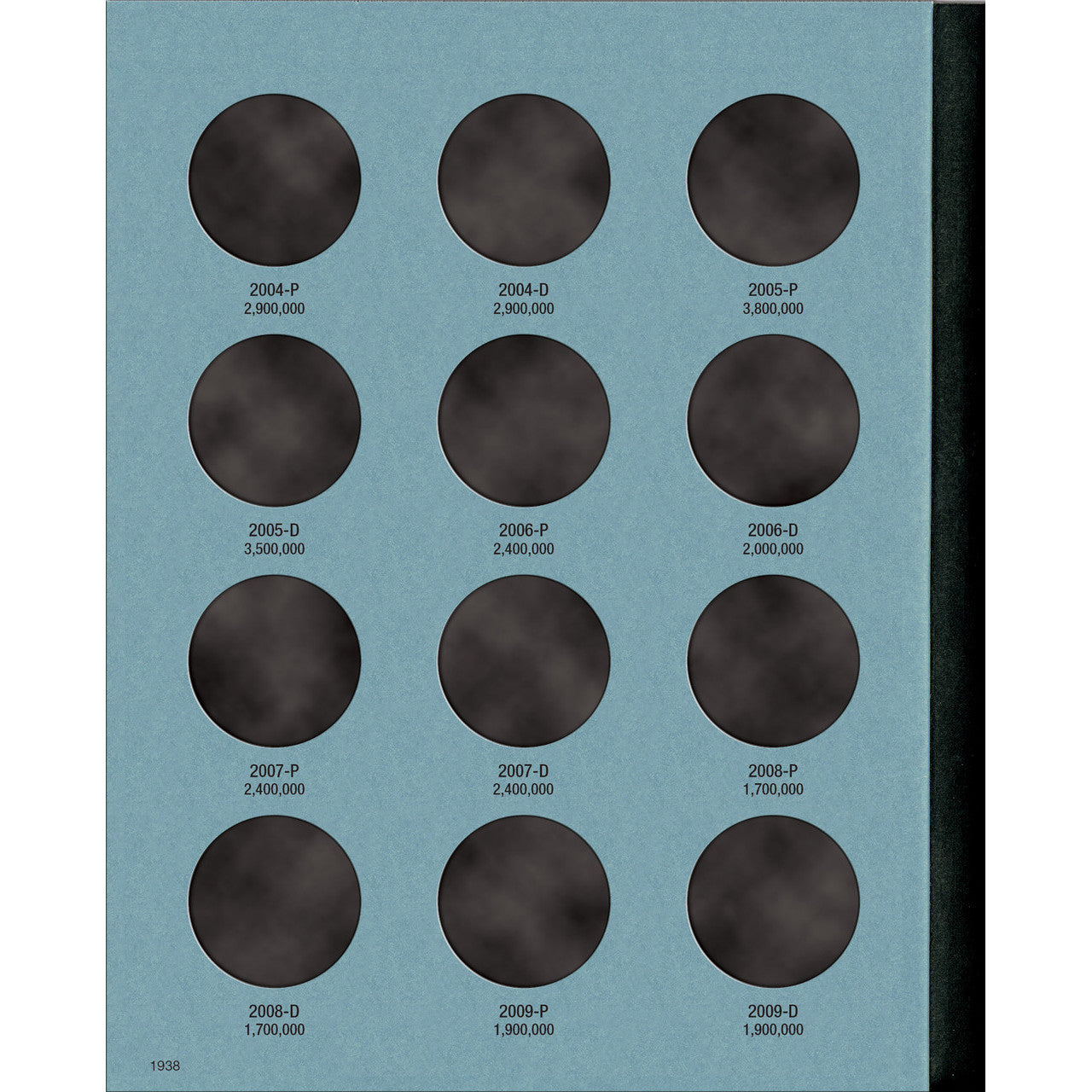 Whitman Kennedy Half Dollar Coin Folder Collection #3 2004-2021