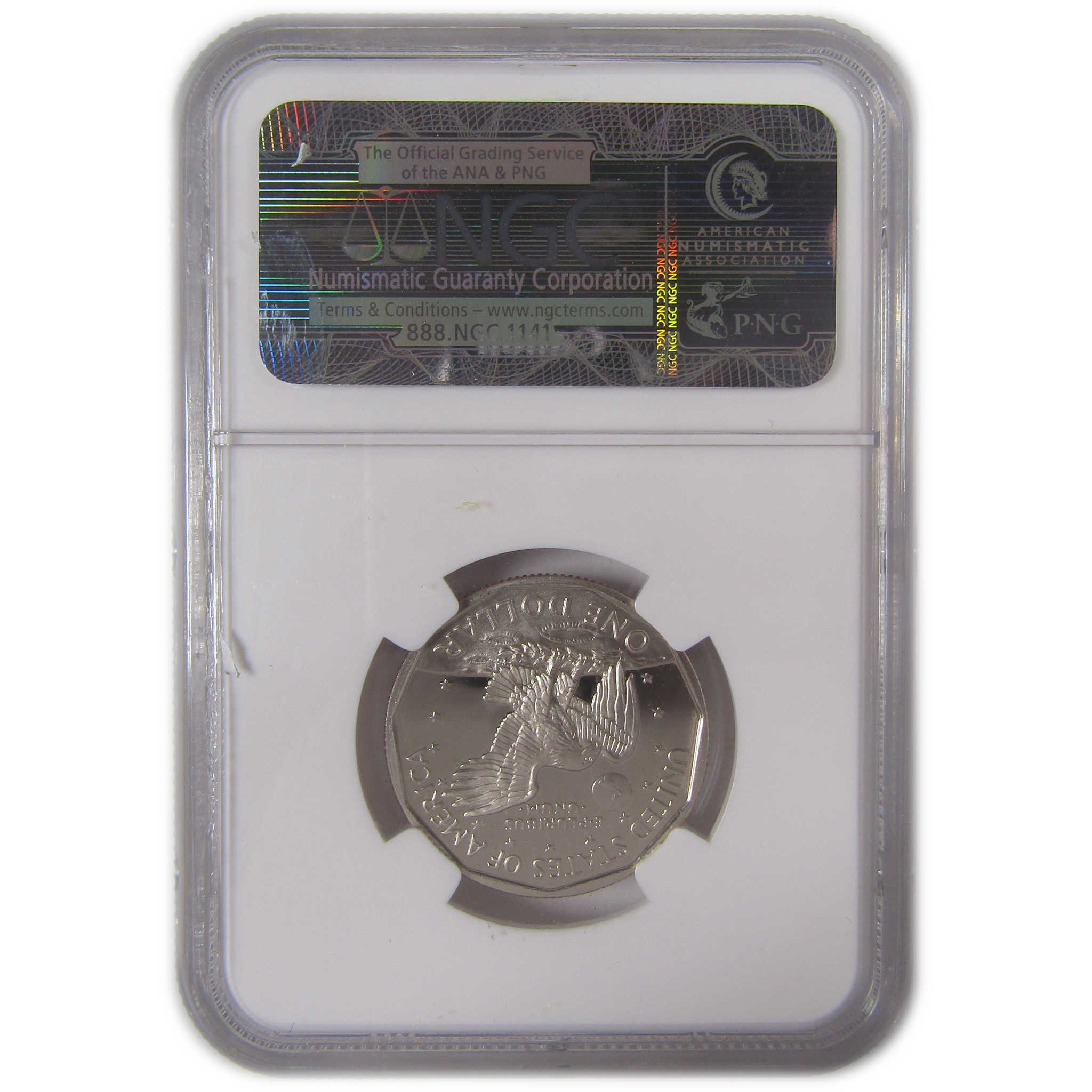 1999 P Susan B Anthony Dollar PF 70 UCAM NGC Clad Proof SKU:CPC9921