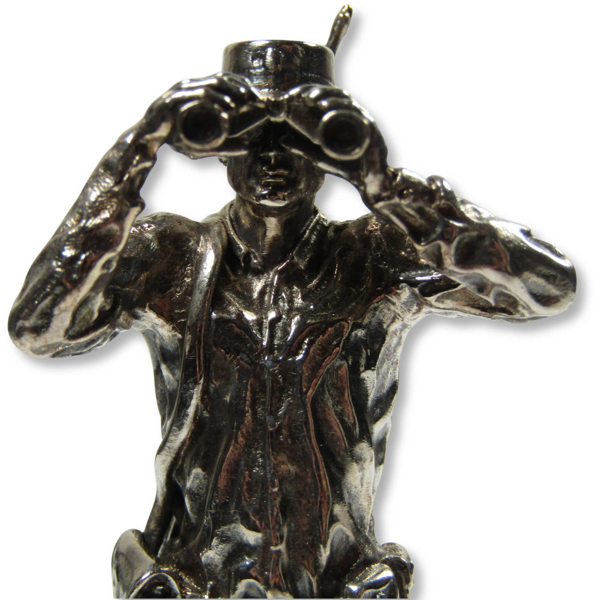Officer Captain Troy Army Man 4 oz Sterling Silver Soldier Statue COA