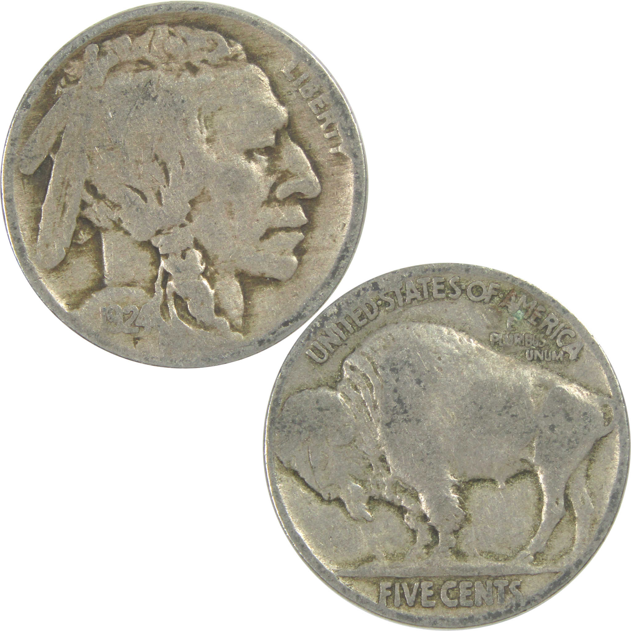 1924 Indian Head Buffalo Nickel 5c Coin