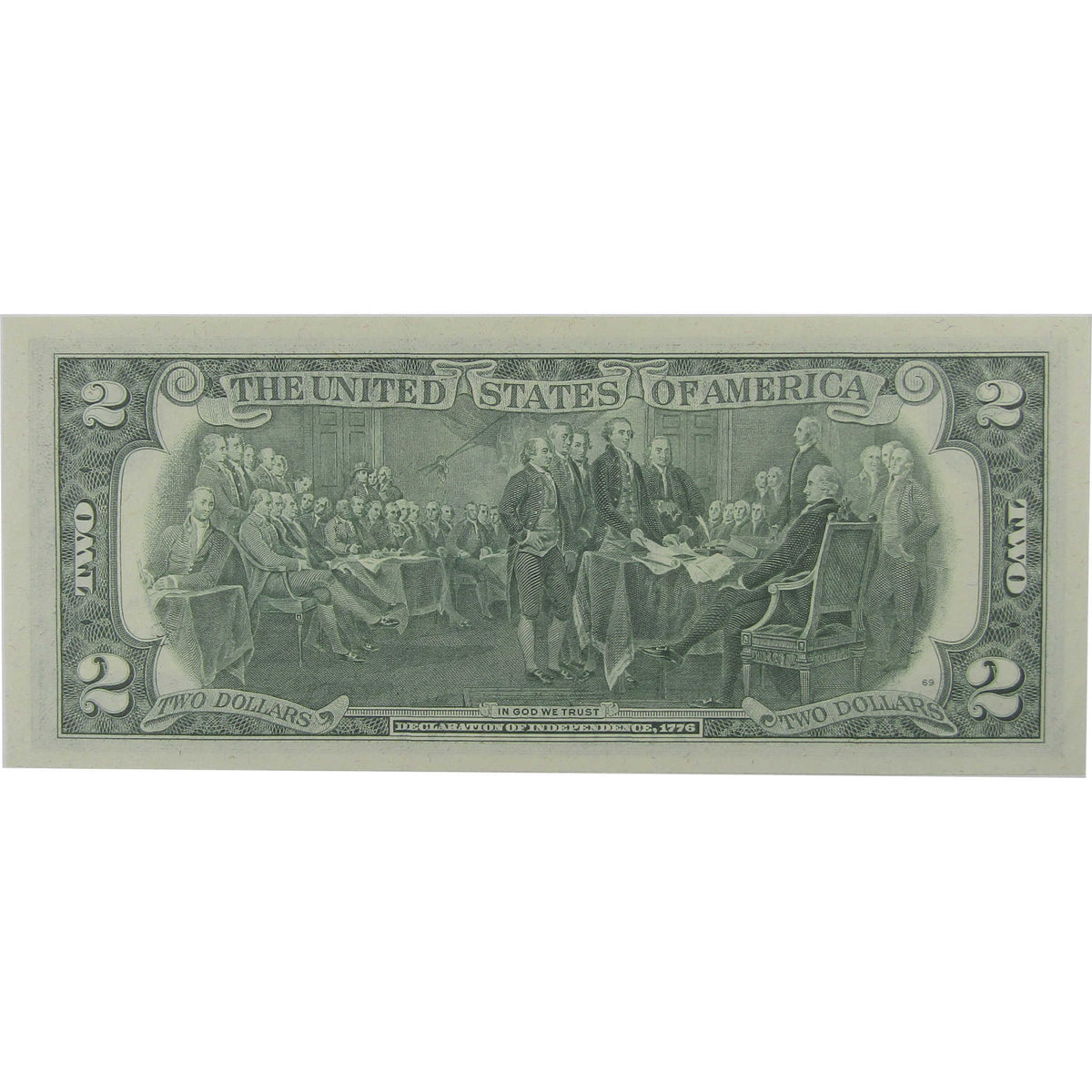 1976 $2 FR Note Minneapolis MN Uncirculated Serial Five Same Digit