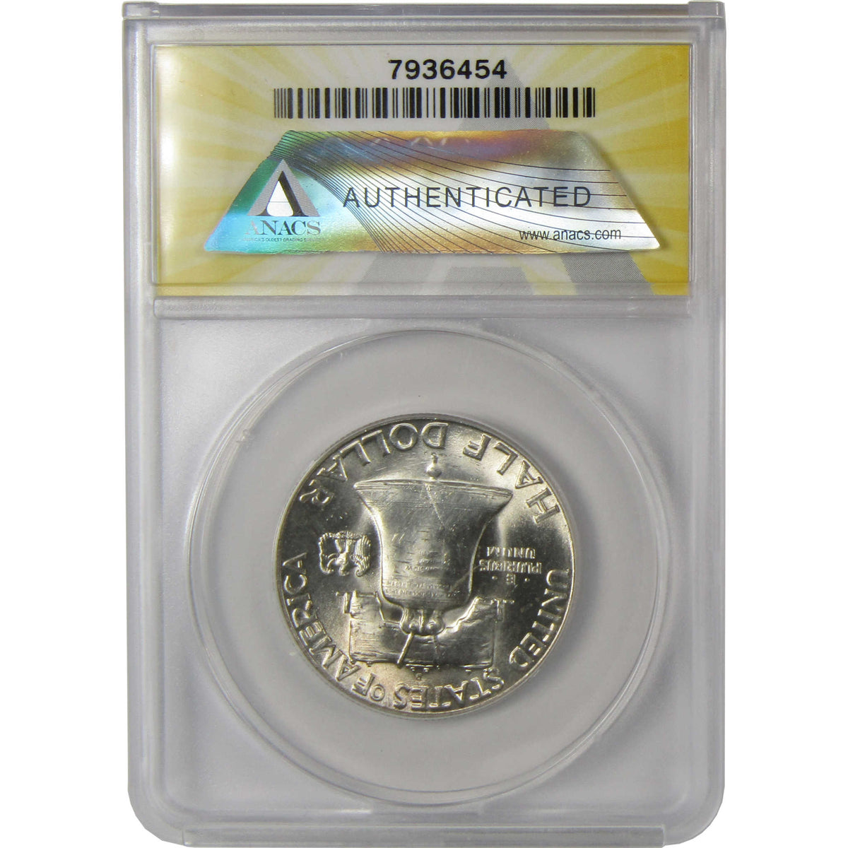 1948 D Franklin Silver Half Dollar MS 64 FBL ANACS 50c Coin SKU:I28776