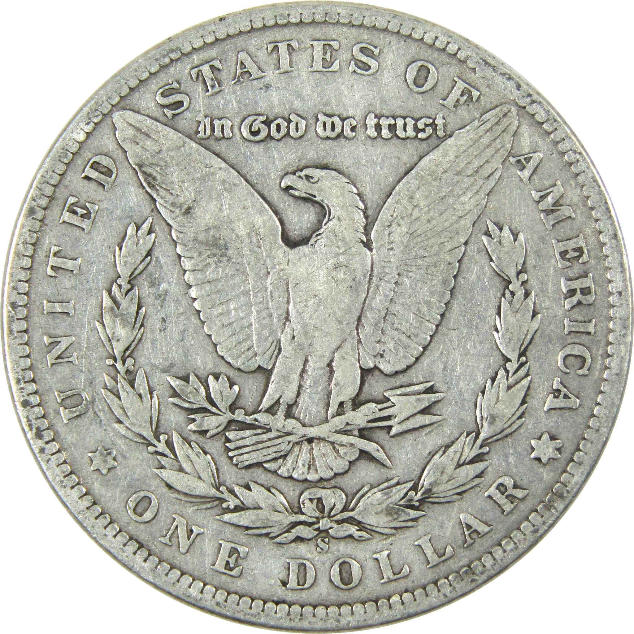 1898 S Morgan Dollar VG Very Good Silver $1 Coin SKU:I14637 - Morgan coin - Morgan silver dollar - Morgan silver dollar for sale - Profile Coins &amp; Collectibles