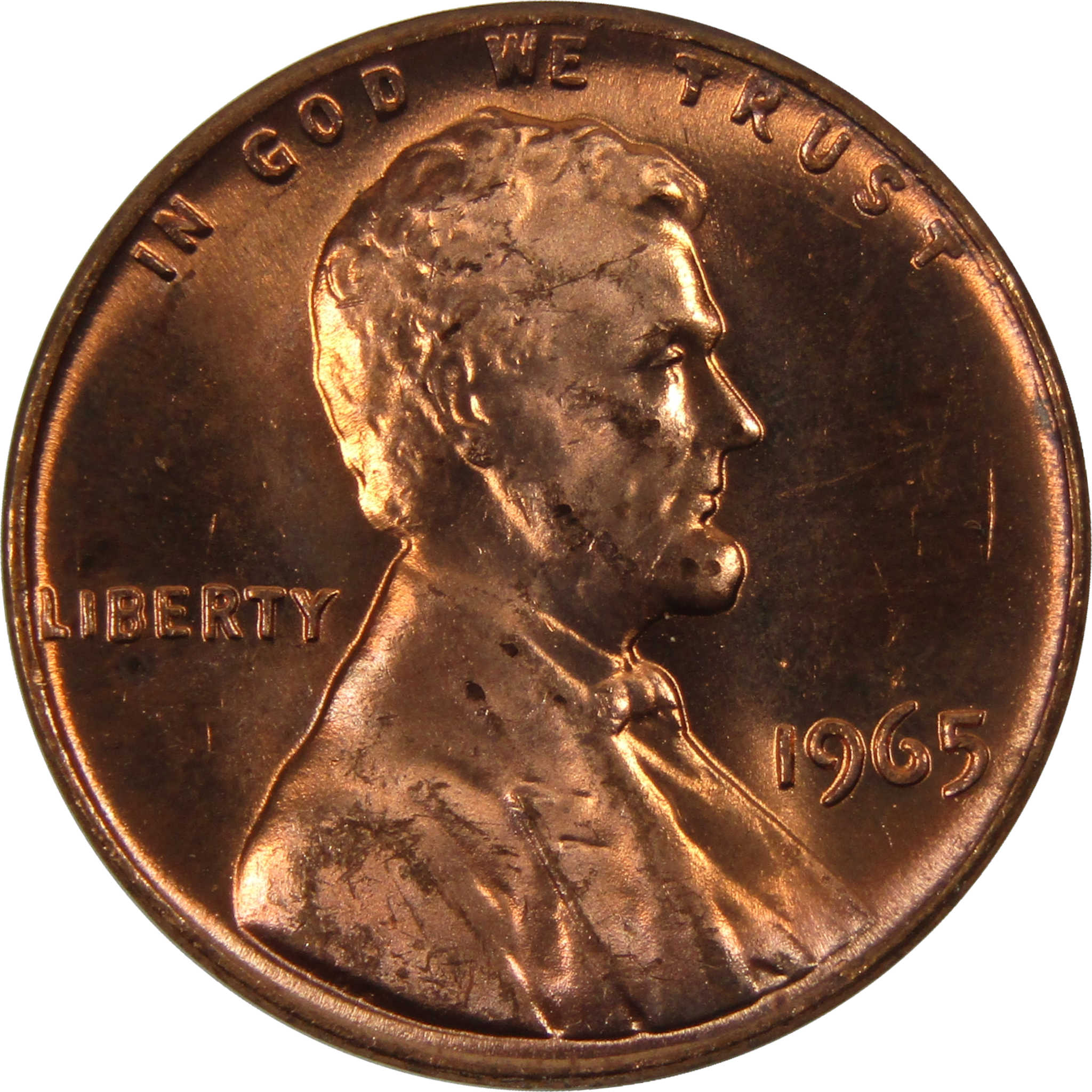 1965 Lincoln Memorial Cent BU Uncirculated Penny 1c Coin