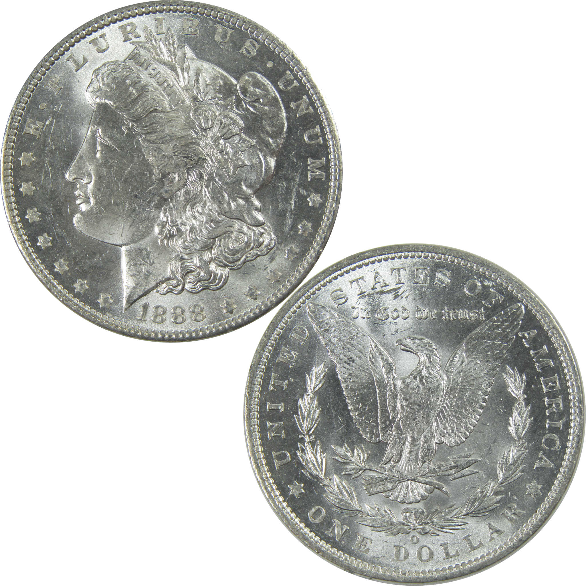 1888 O Morgan Dollar Uncirculated Silver $1 Coin SKU:I16624 - Morgan coin - Morgan silver dollar - Morgan silver dollar for sale - Profile Coins &amp; Collectibles