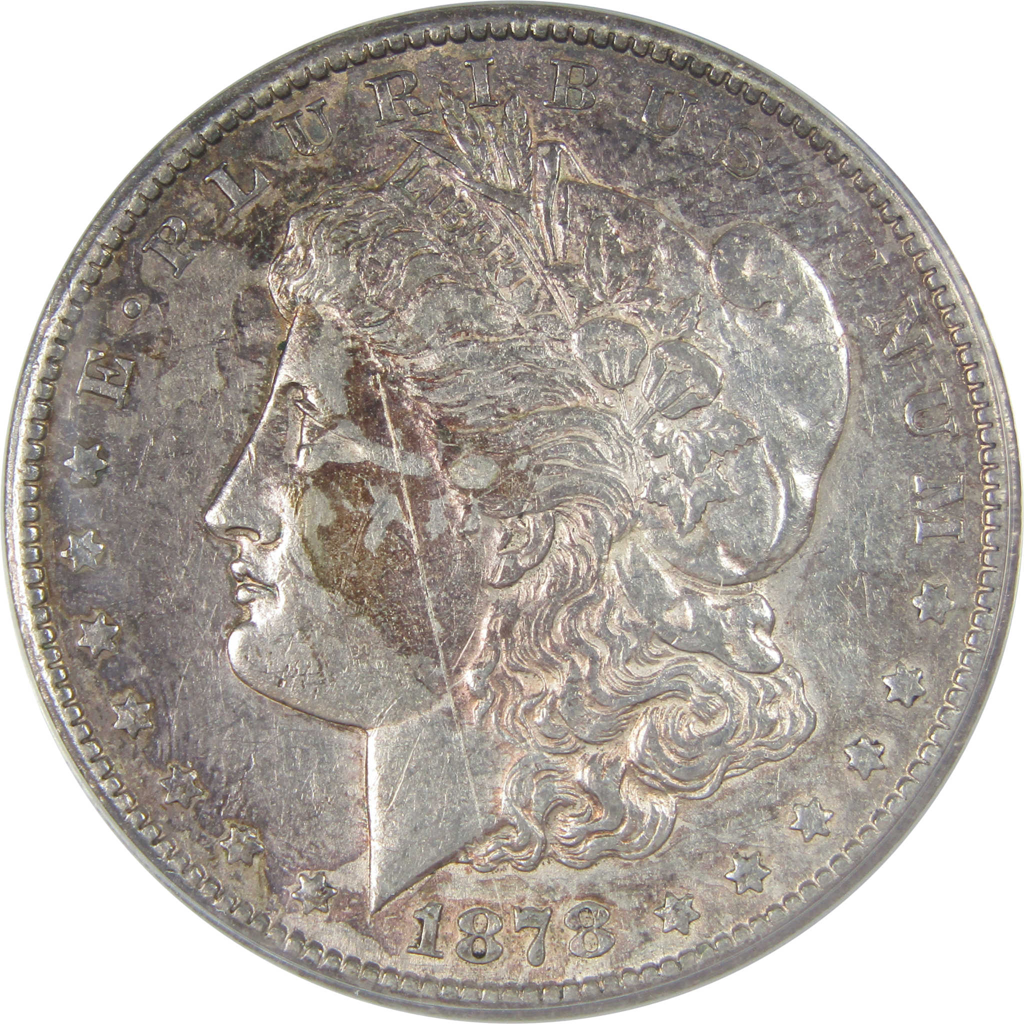 1878 CC Morgan Dollar AU 50 Details ANACS Silver $1 Coin SKU:I16186 - Morgan coin - Morgan silver dollar - Morgan silver dollar for sale - Profile Coins &amp; Collectibles