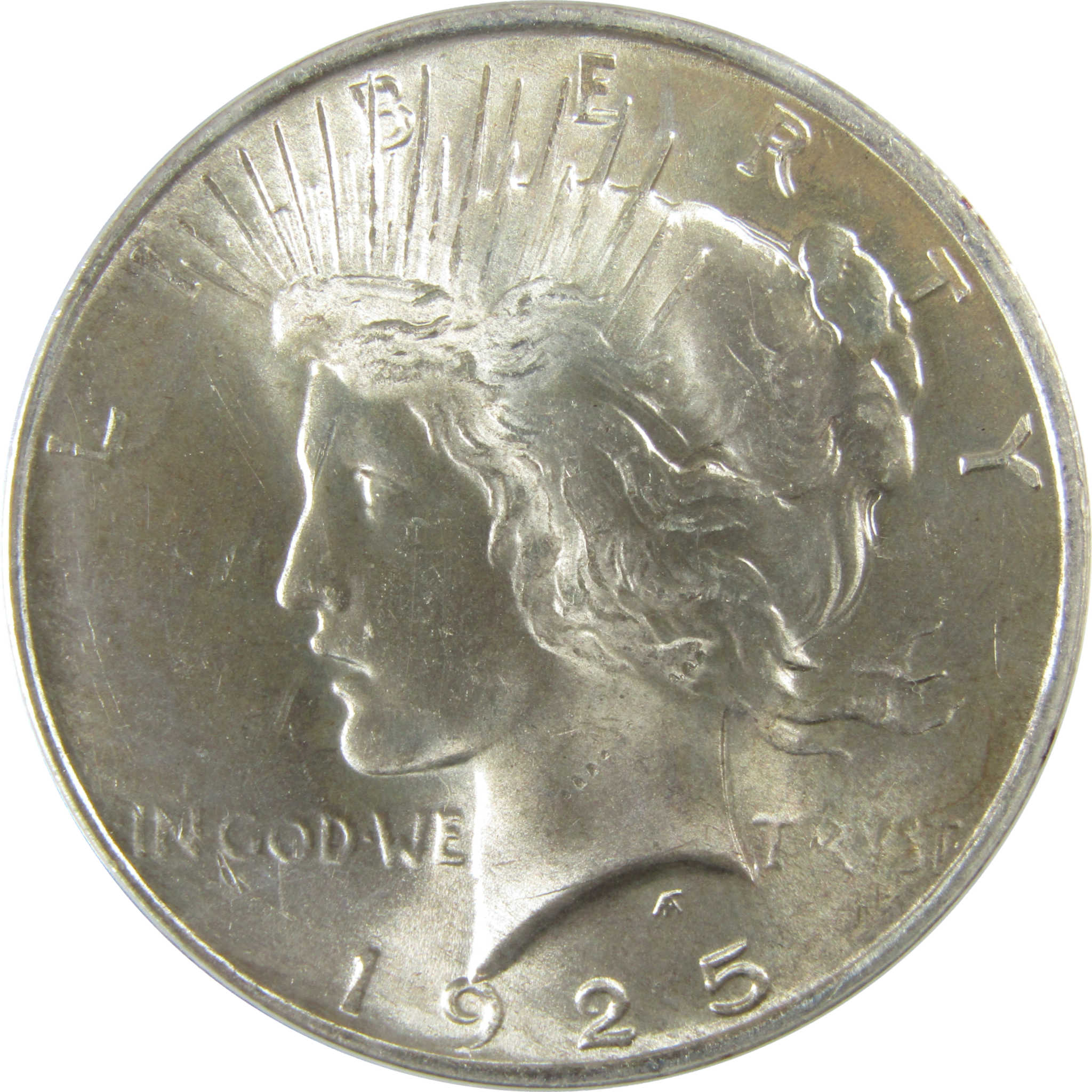 1925 Peace Silver Dollar MS 64 ANACS Uncirculated $1 CoinSKU:I28073