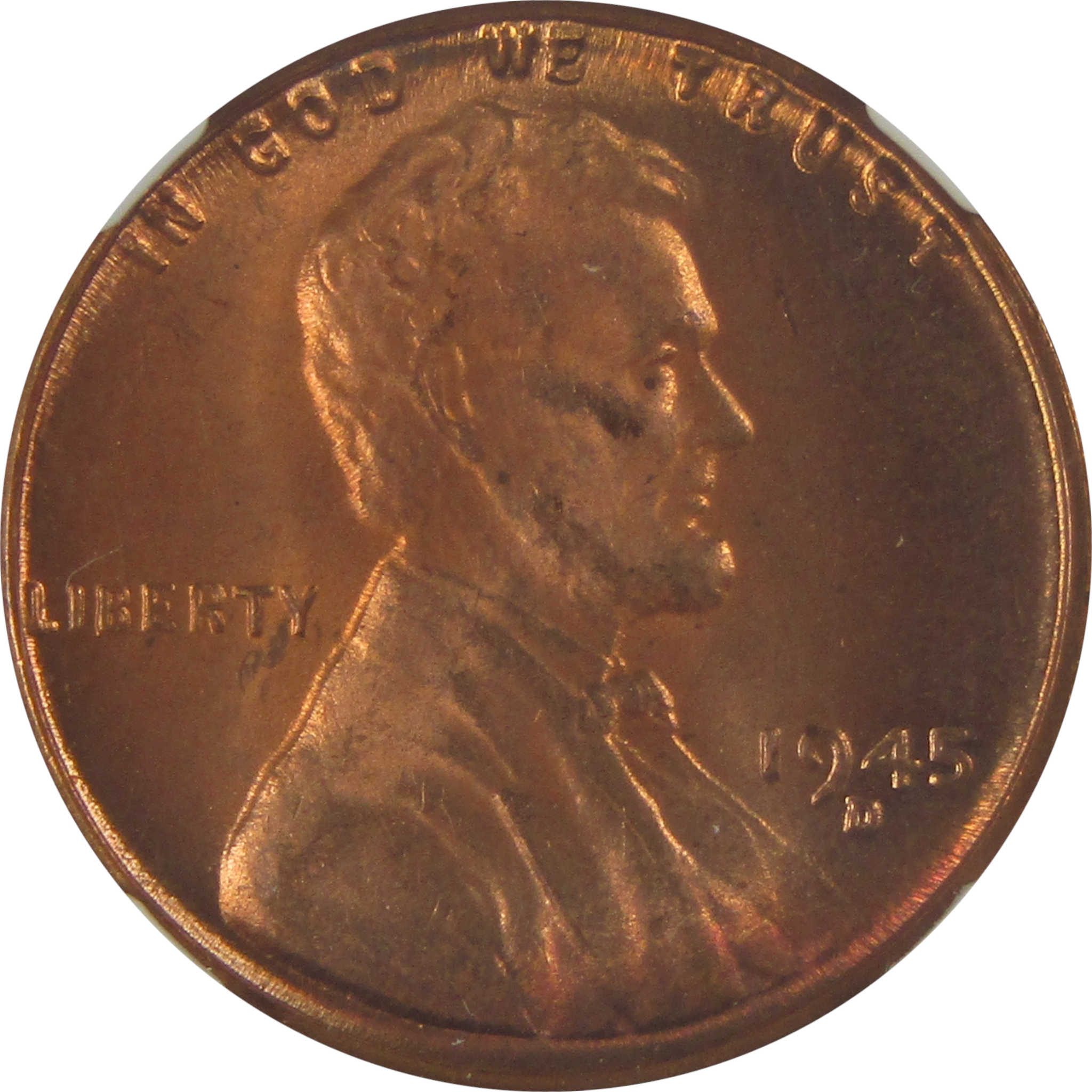 1945 D Lincoln Wheat Cent MS 66 RB NGC Penny Uncirculated SKU:I22635