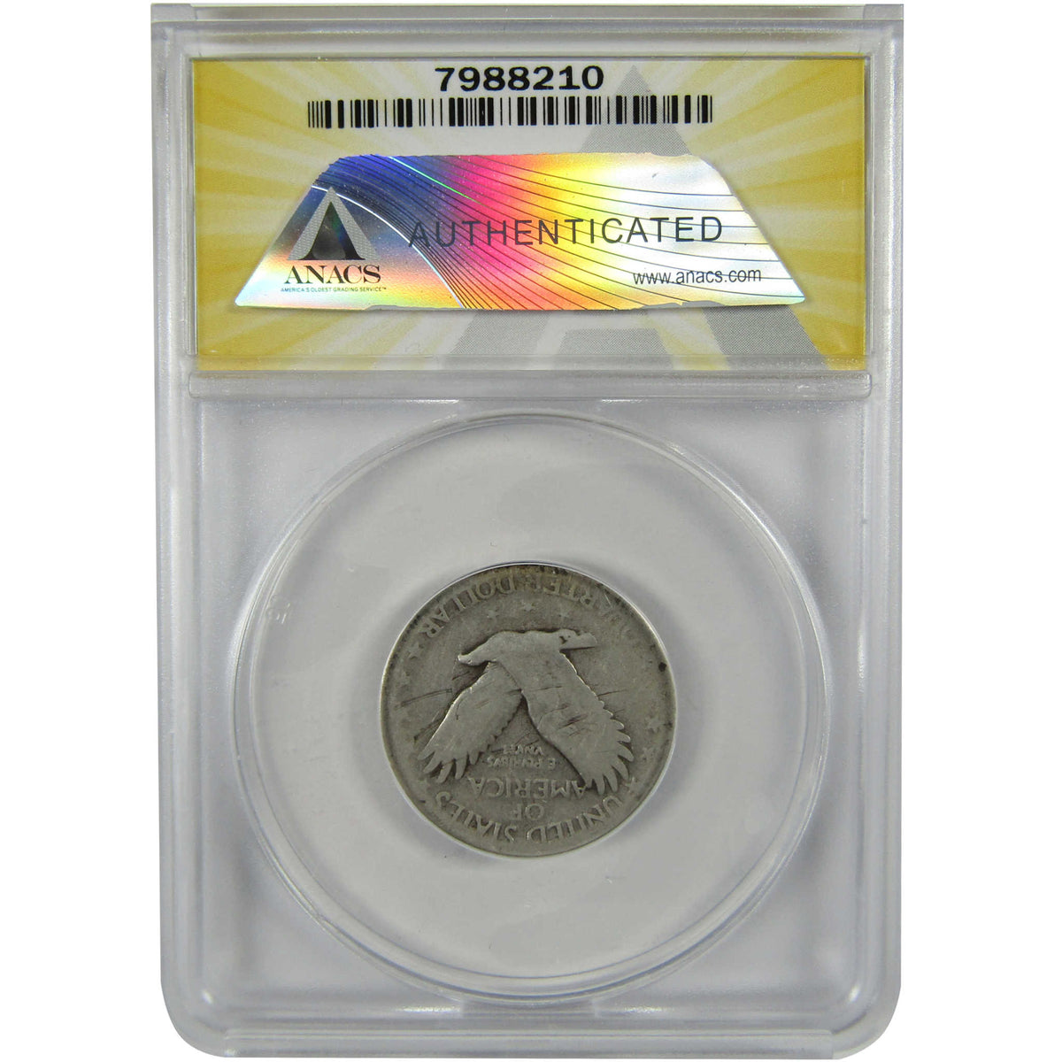 1927 S Standing Liberty Silver Quarter AG 3 Details ANACS SKU:I28569