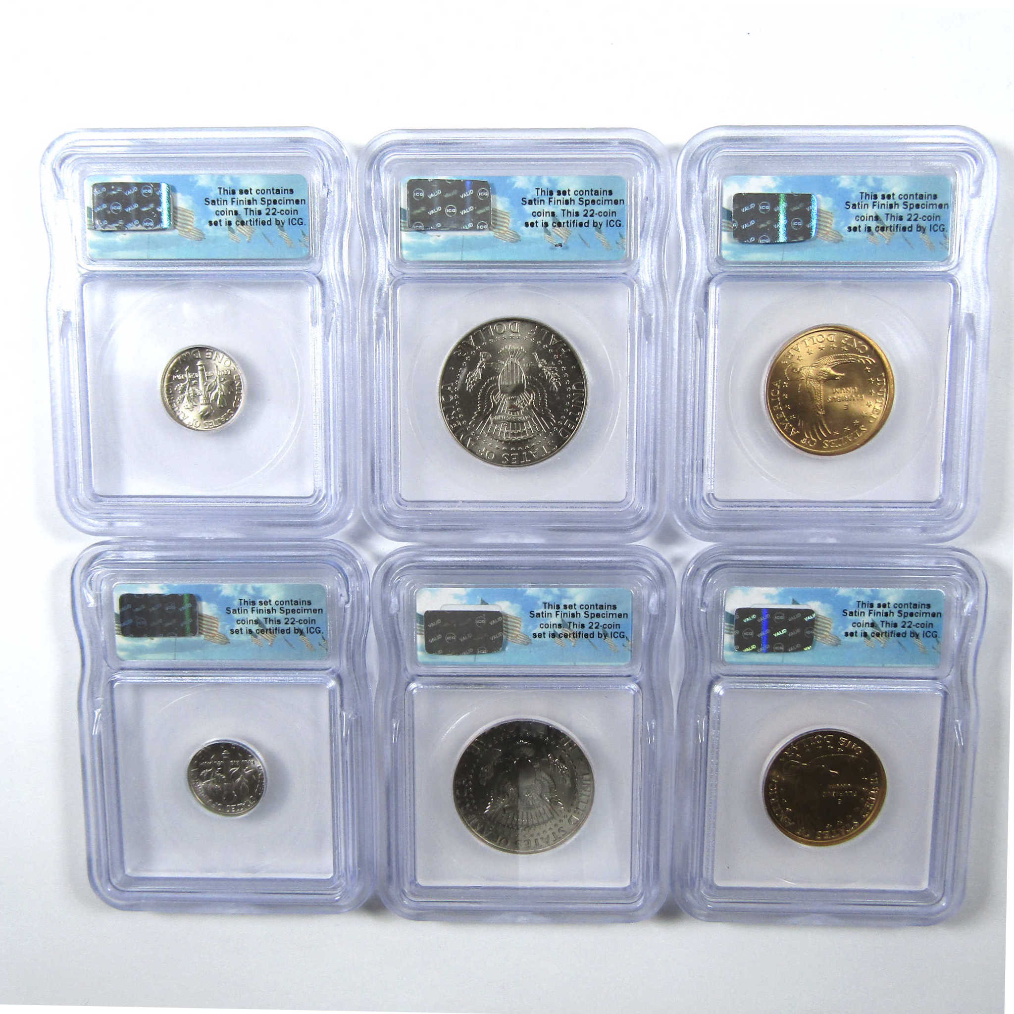 2005 Satin Finish U.S Uncirculated Mint Set SP 69 ICG SKU:CPC6628