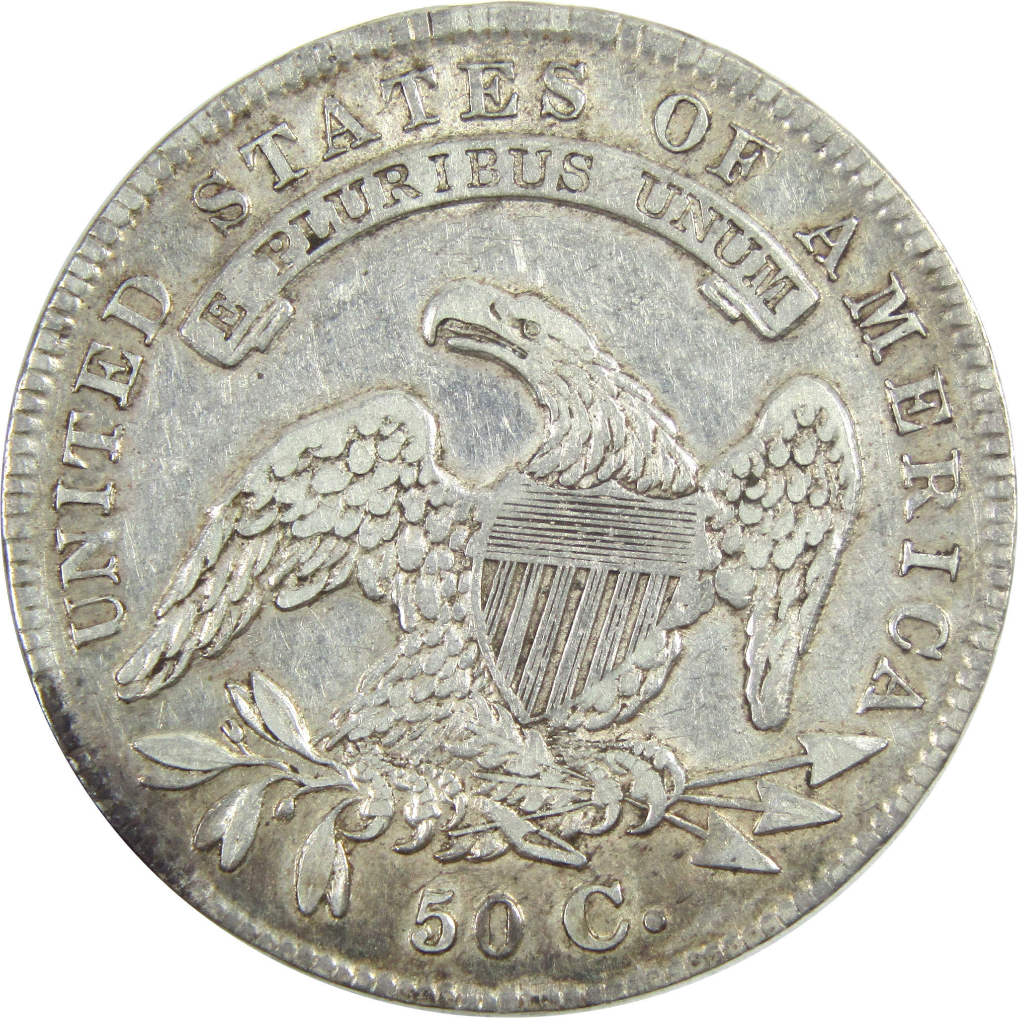 1834 Sm Date Stars and Ltr Capped Bust Half XF/AU Silver SKU:I14334