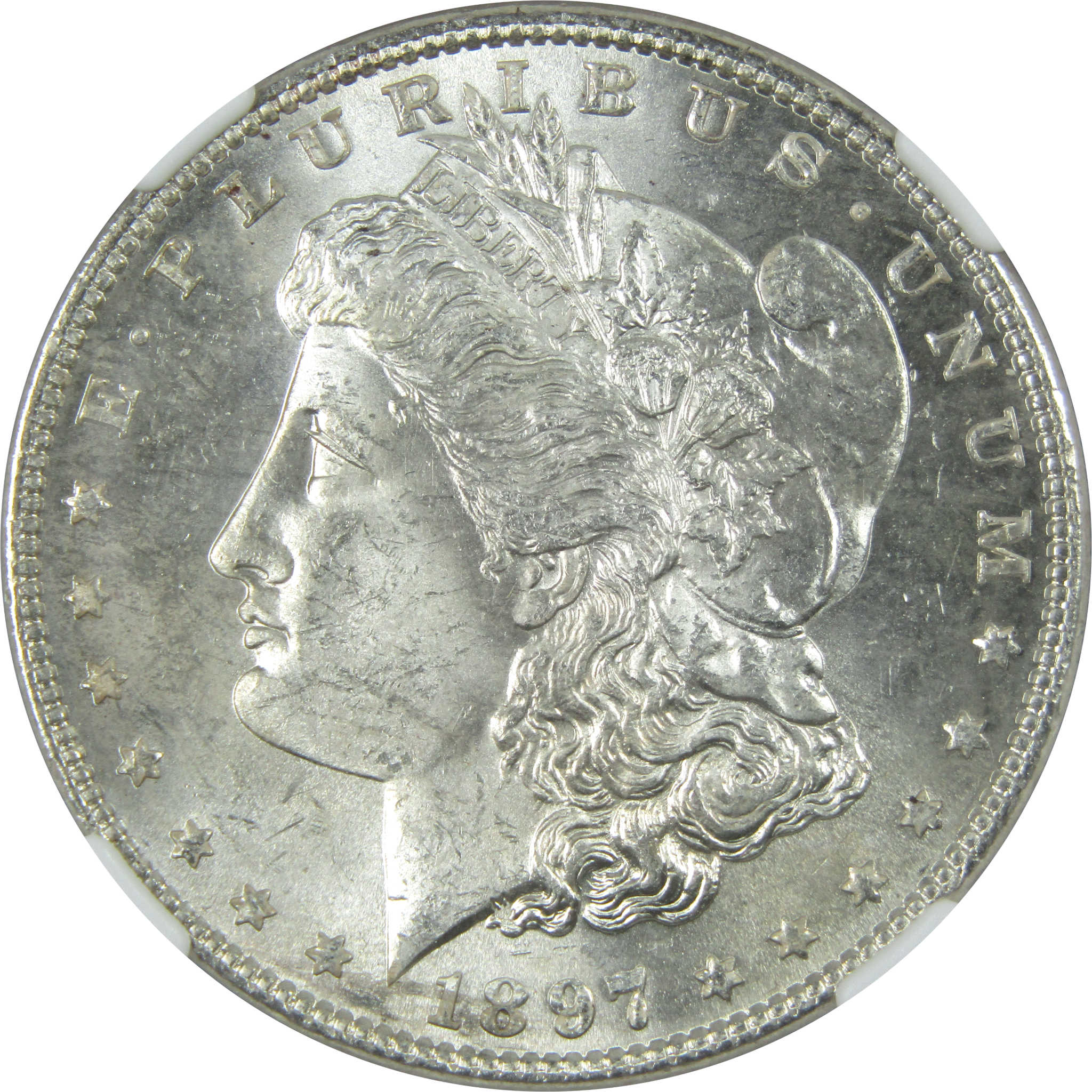 1897 Morgan Dollar MS 63 NGC Silver $1 Uncirculated Coin SKU:I14931 - Morgan coin - Morgan silver dollar - Morgan silver dollar for sale - Profile Coins &amp; Collectibles