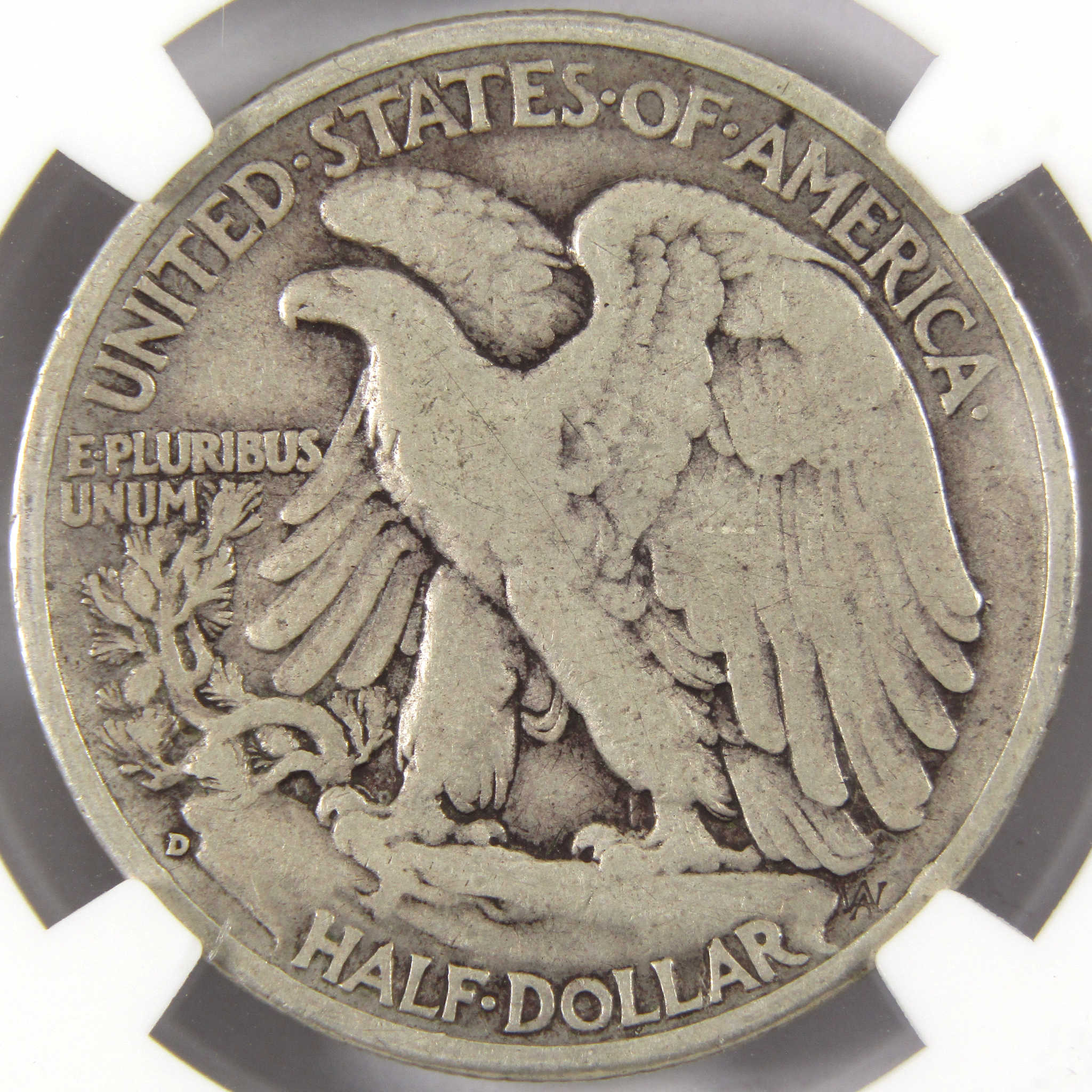 1938 D Liberty Walking Half Dollar F 15 NGC Silver 50c Coin SKU:I9472