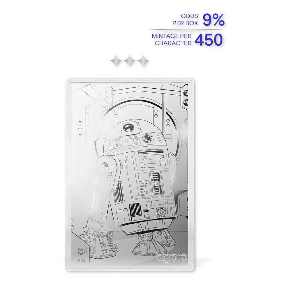 2026 Star Wars R2-D2 Engraved Foil Collectible Blind Box SKU:OPC273
