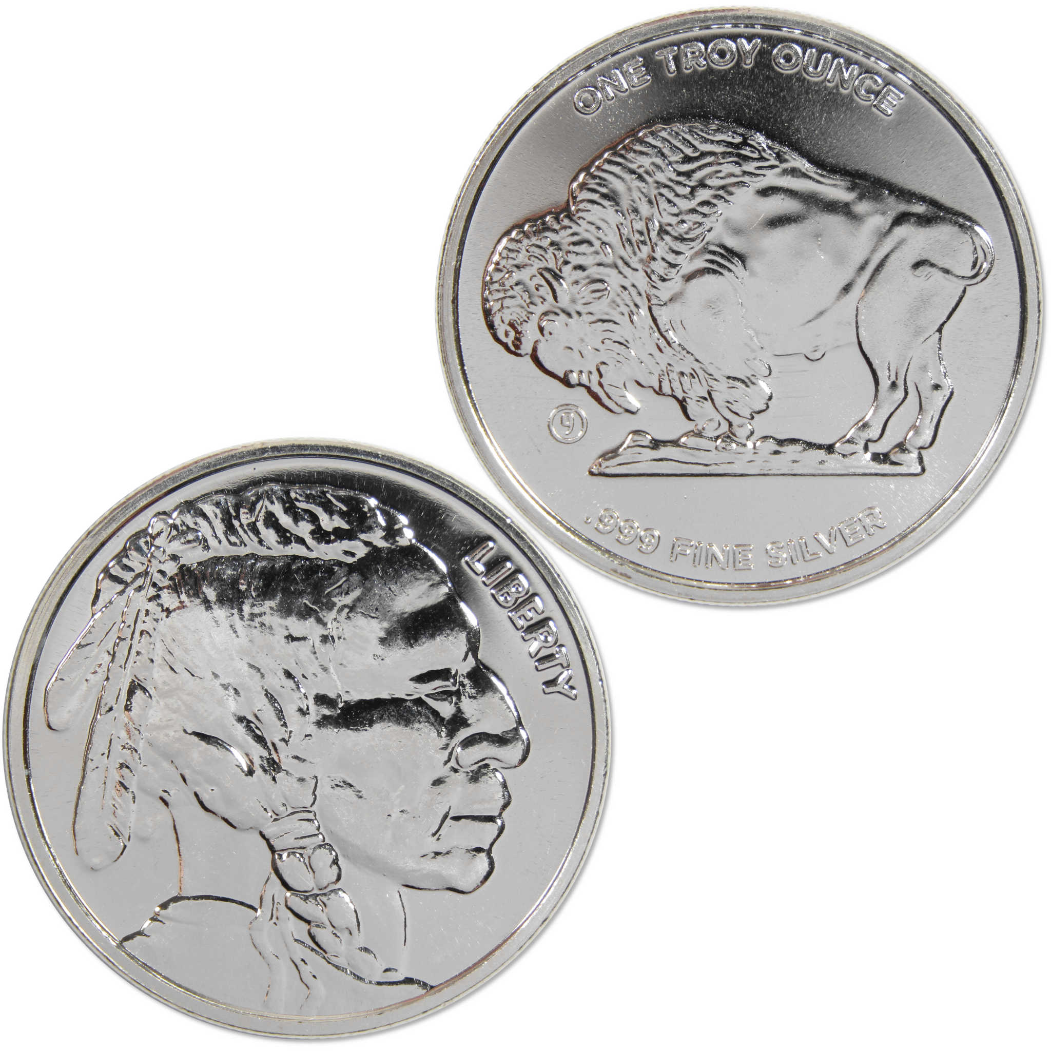 Indian Head Buffalo 1 oz .999 Silver Round Collectible