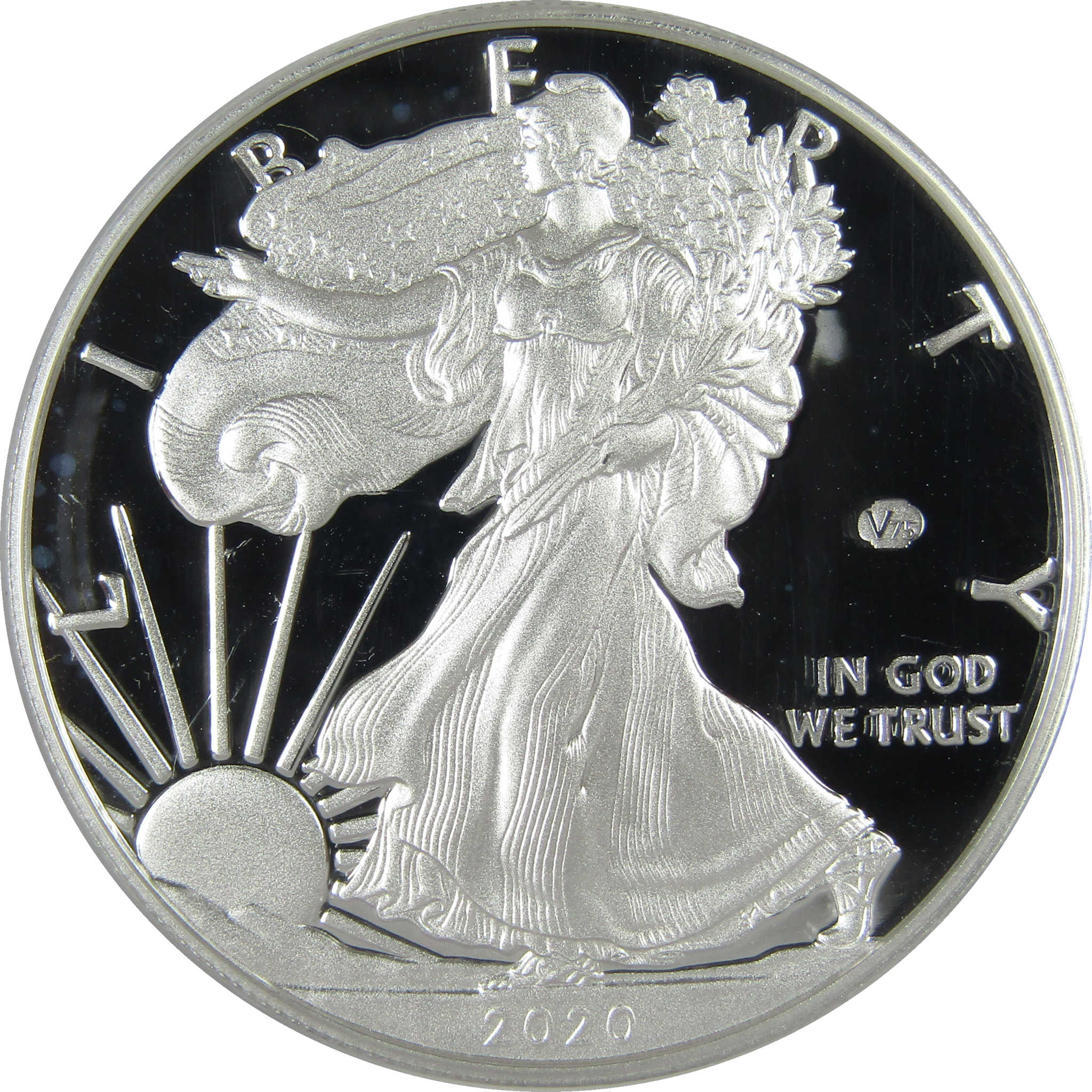 2020 W V75 American Silver Eagle PR 70 DCAM PCGS Proof SKU:CP1559