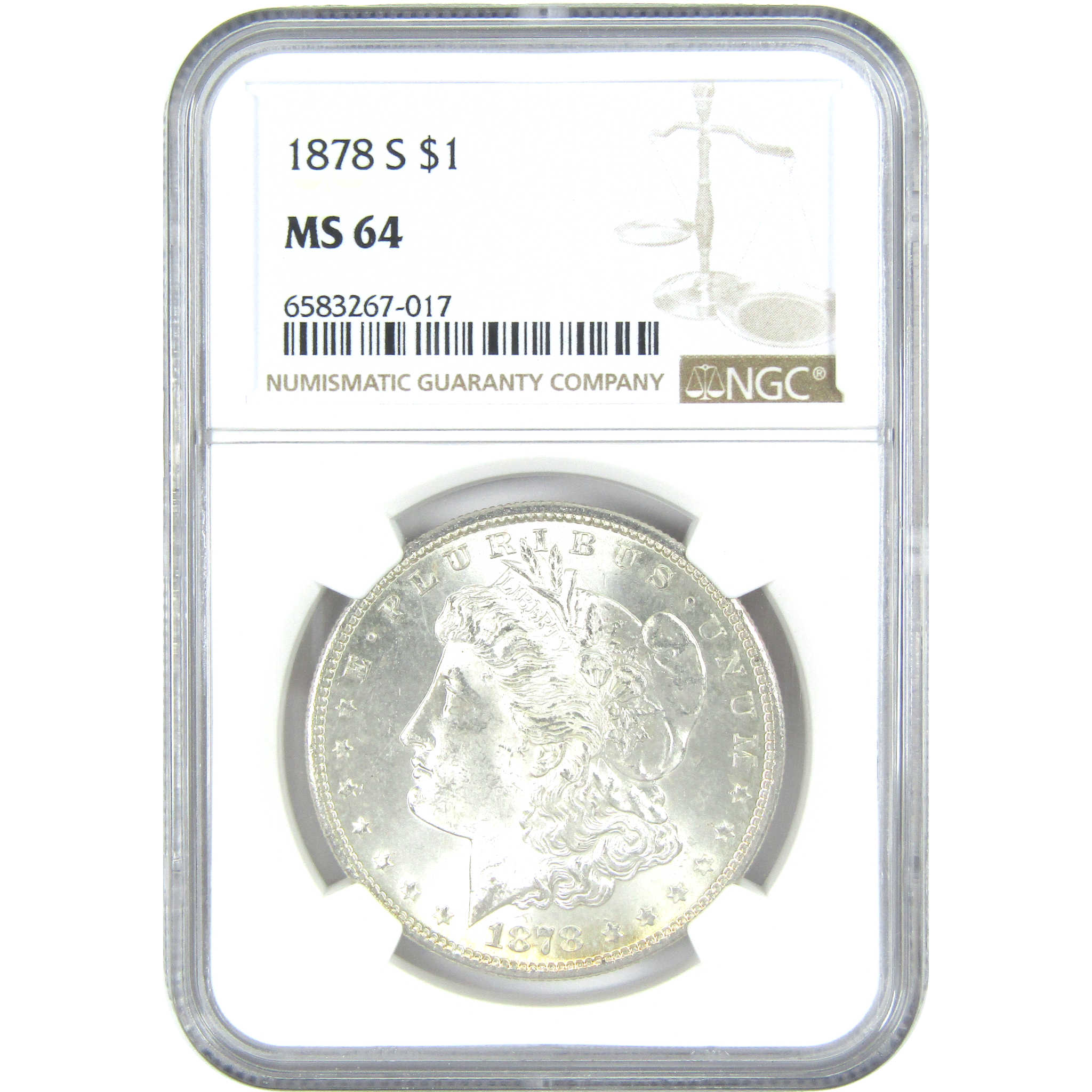 1878 S Morgan Dollar MS 64 NGC Silver $1 Uncirculated Coin SKU:I16509 - Morgan coin - Morgan silver dollar - Morgan silver dollar for sale - Profile Coins &amp; Collectibles