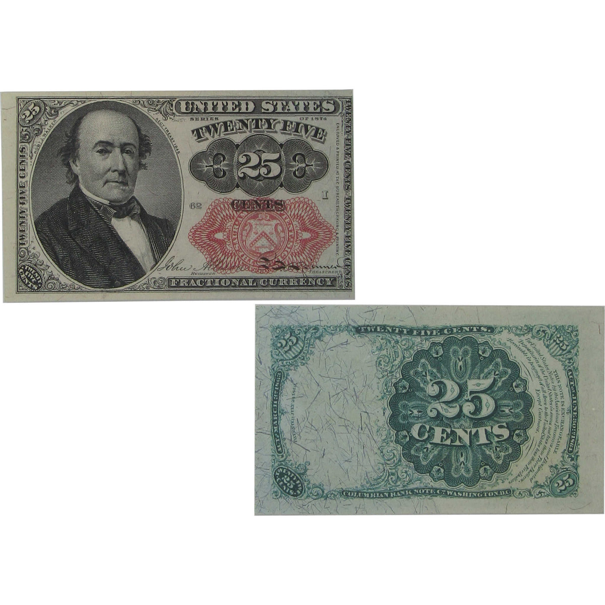 25c Fractional Note Fifth Issue Fr 1309 Uncirculated 62 PPQ PCGS
