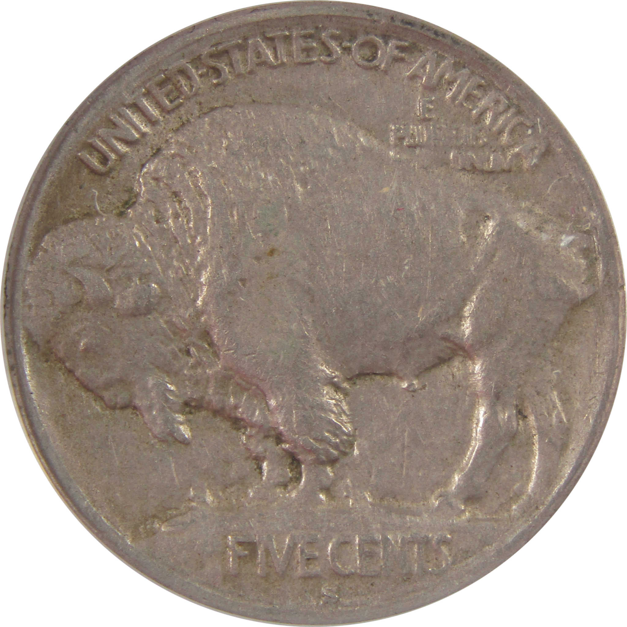 1913 S Type 1 Indian Head Buffalo Nickel AU 50 ANACS SKU:I25621
