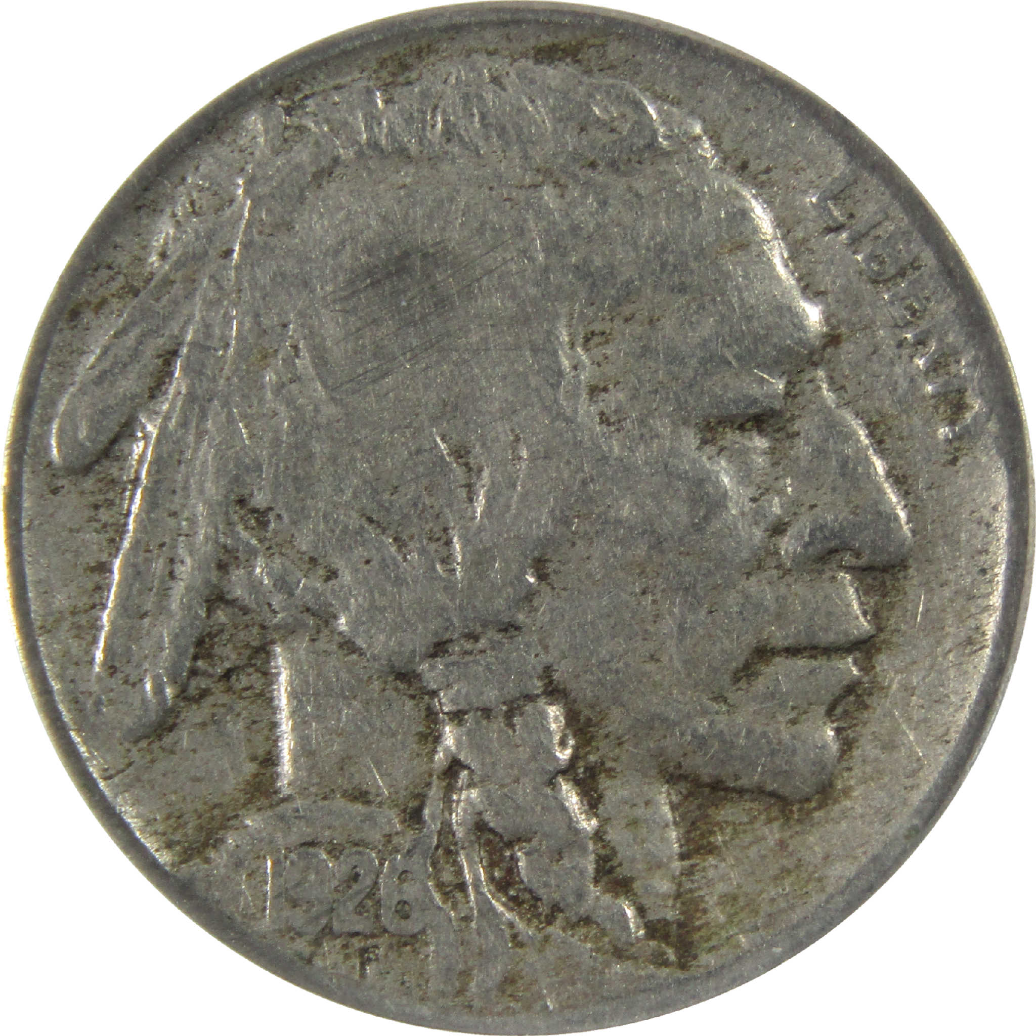 1926 S Indian Head Buffalo Nickel F 12 ANACS 5c Coin SKU:I11929