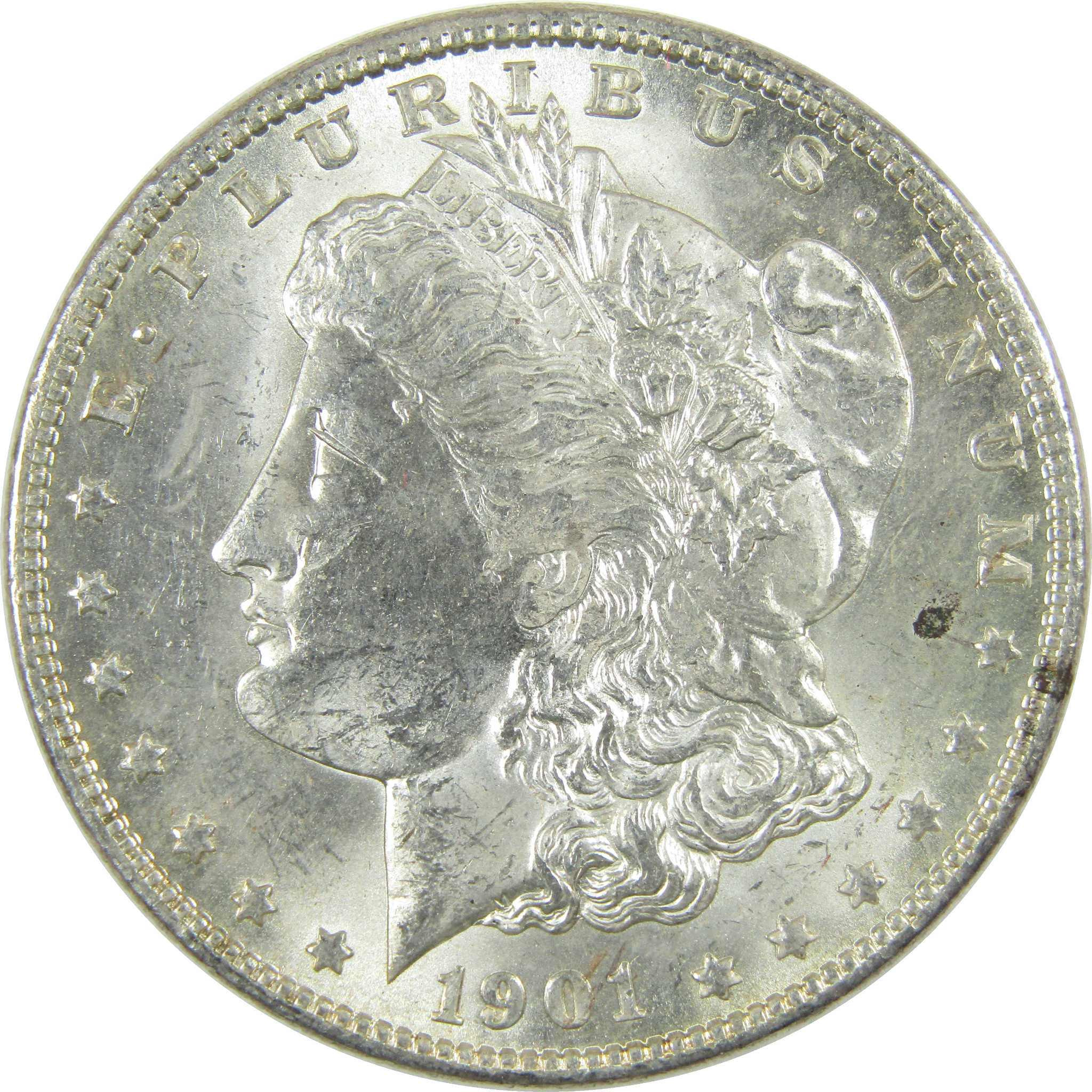 1901 O Morgan Silver Dollar Uncirculated Mint State $1 Coin SKU:I27806