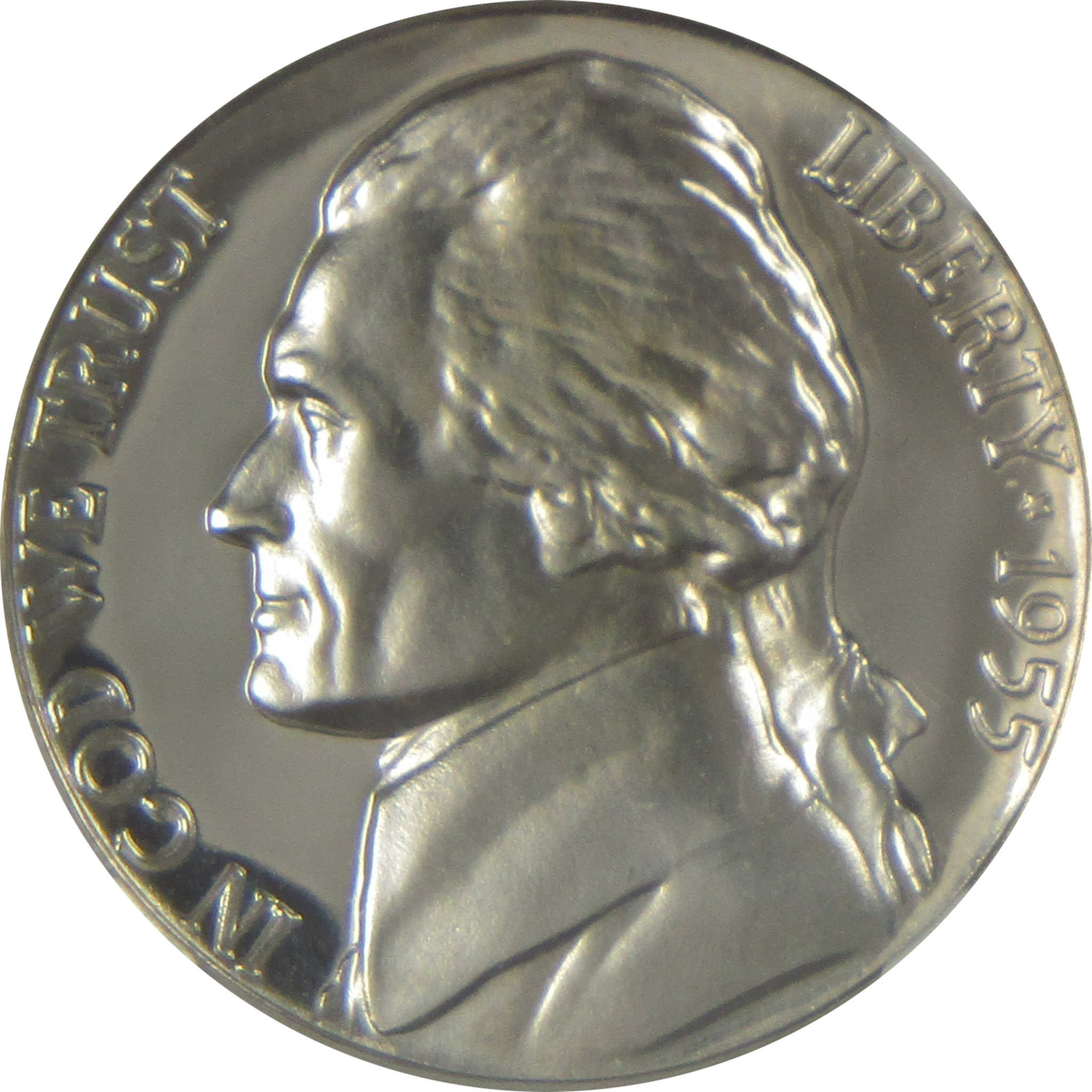1955 Jefferson Nickel PF 68 NGC Proof 5c Coin SKU:I20635