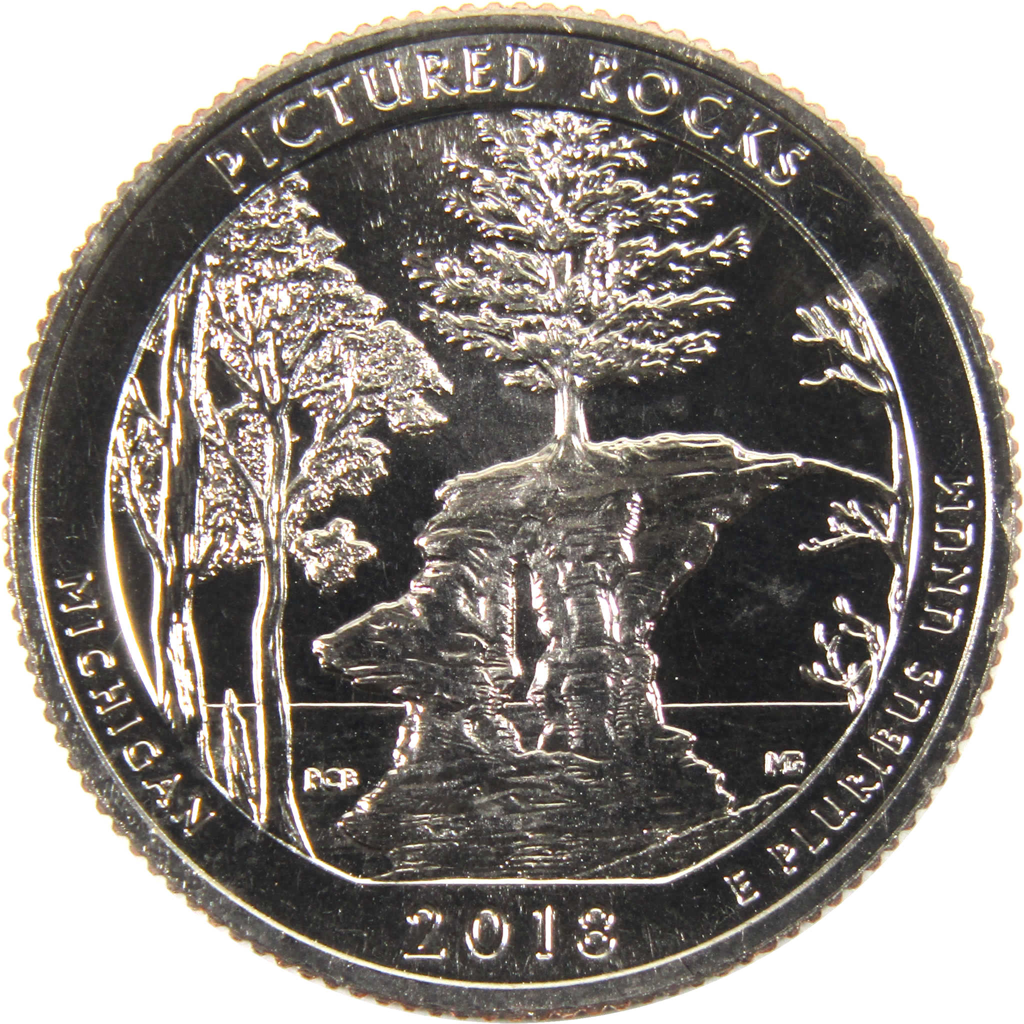 2018 S Pictured Rocks NL National Park Quarter Uncirculated Clad Coin