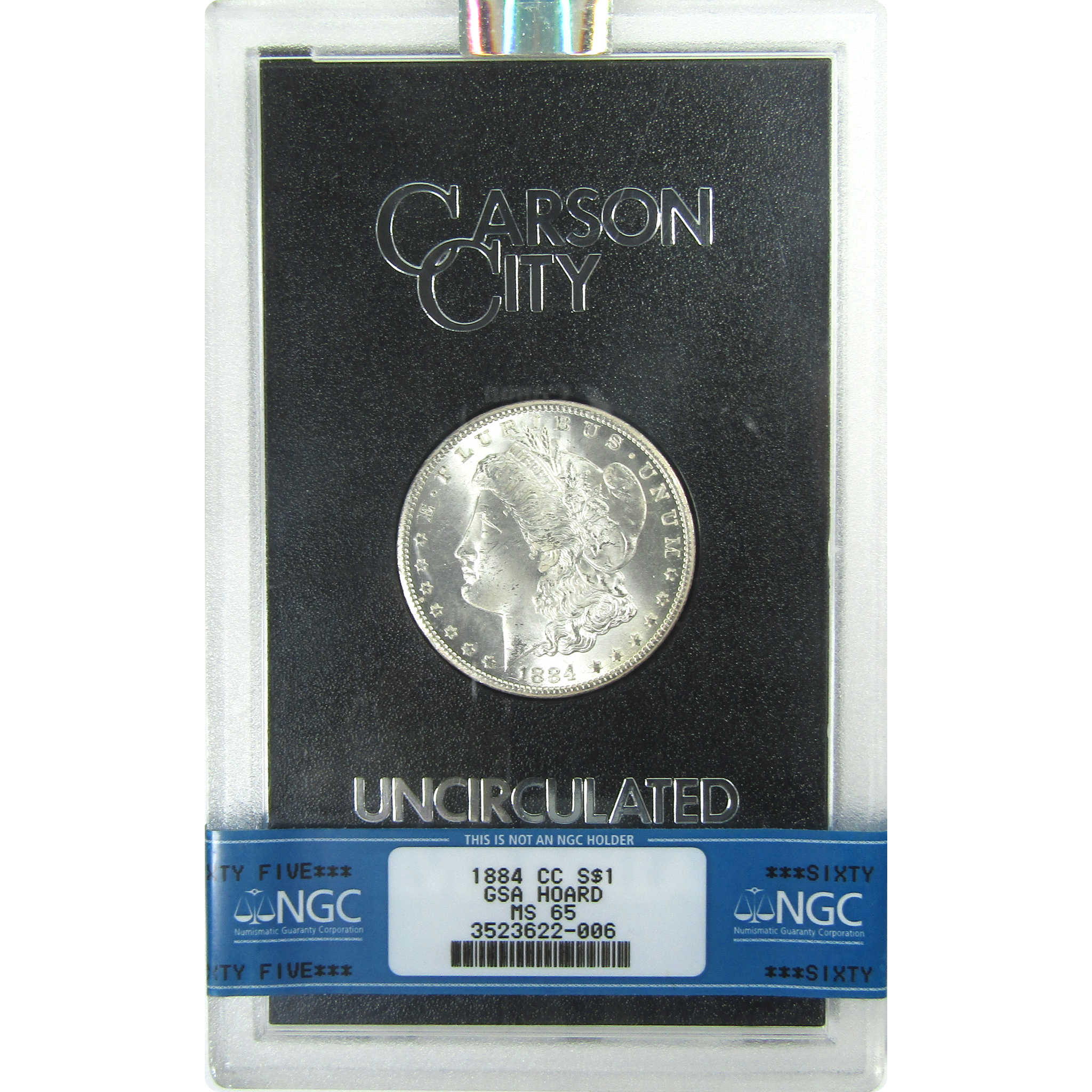 1884 CC GSA Morgan Dollar MS 65 NGC Silver Uncirculated $1 SKU:CPC9556 - Morgan coin - Morgan silver dollar - Morgan silver dollar for sale - Profile Coins &amp; Collectibles