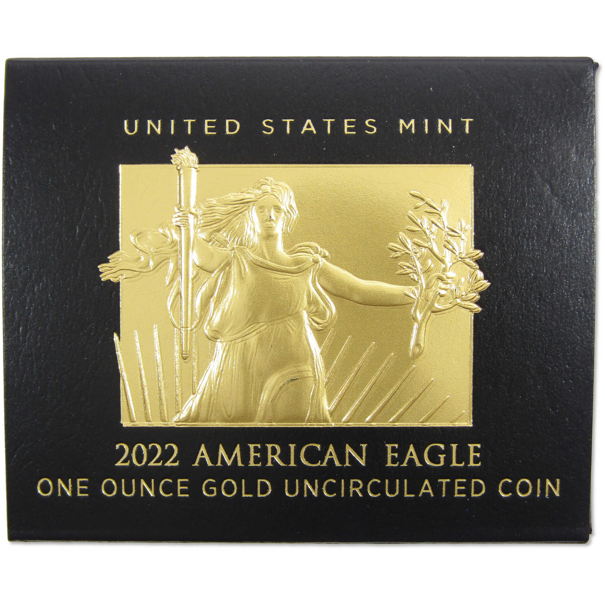 2022 W American Eagle Uncirculated 1 oz Gold $50 OGP COA SKU:OPC59