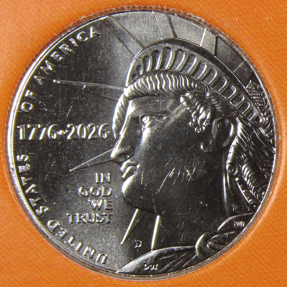 2026 Enduring Liberty Semiquincentennial 50c with Thank You Holder