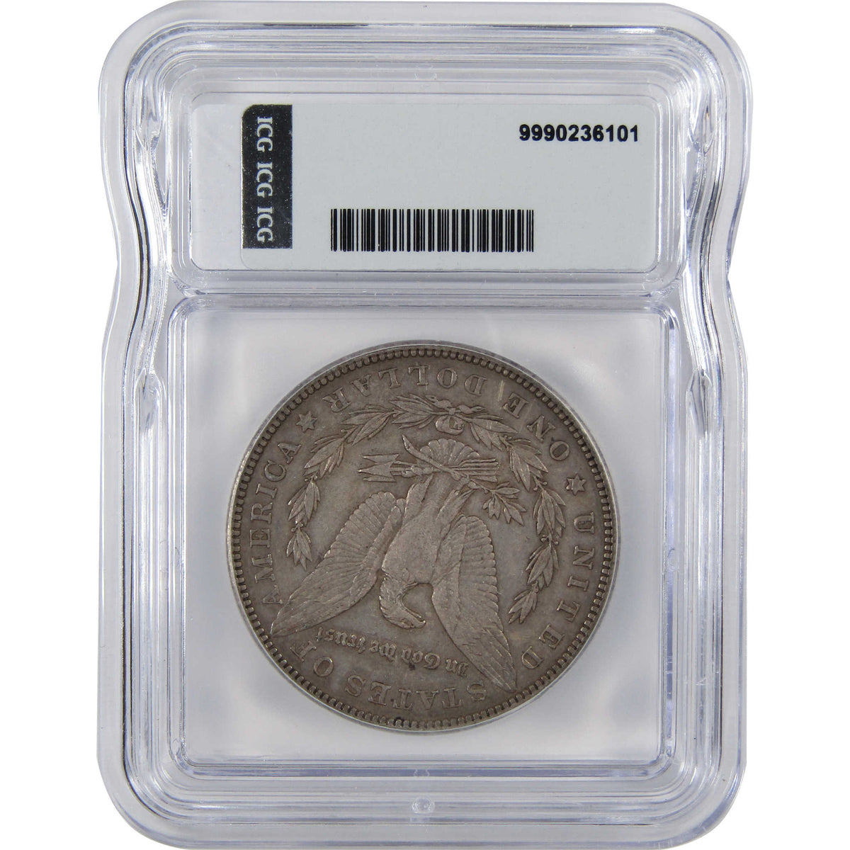 1904 Morgan Silver Dollar AU 55 ICG $1 Coin Collectible SKU:I29066