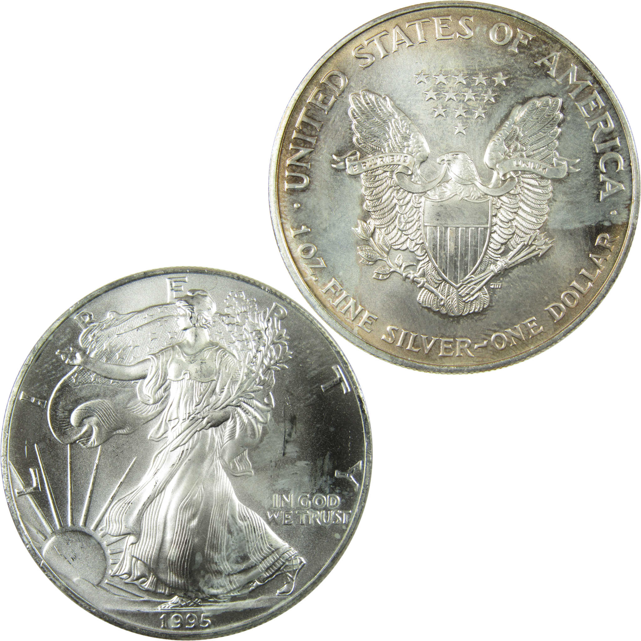 1995 American Silver Eagle Uncirculated Mint State $1 Coin SKU:CP1523