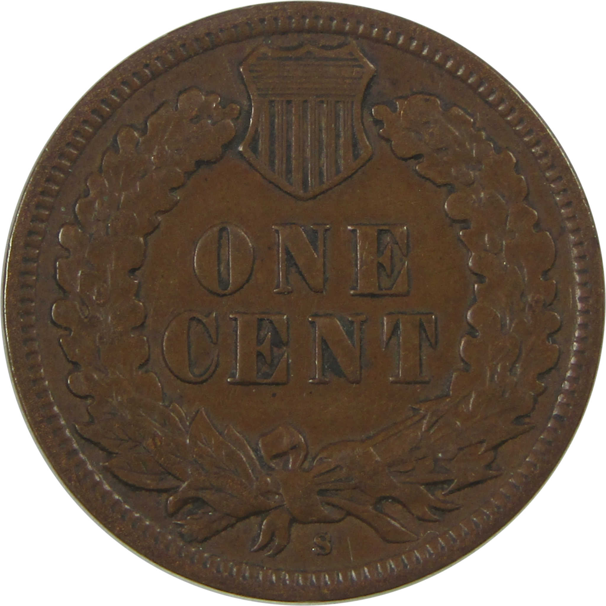 1908 S Indian Head Cent VF Very Fine Penny 1c Coin SKU:CPC0750