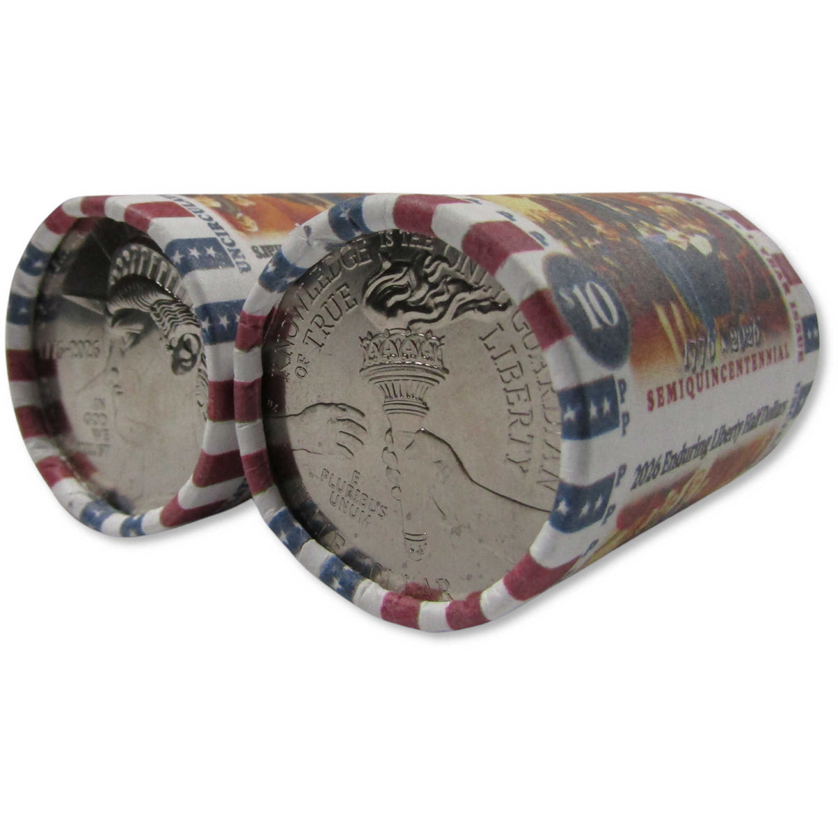 2026 P&D Enduring Liberty Semiquincentennial 50c Uncirculated Rolls