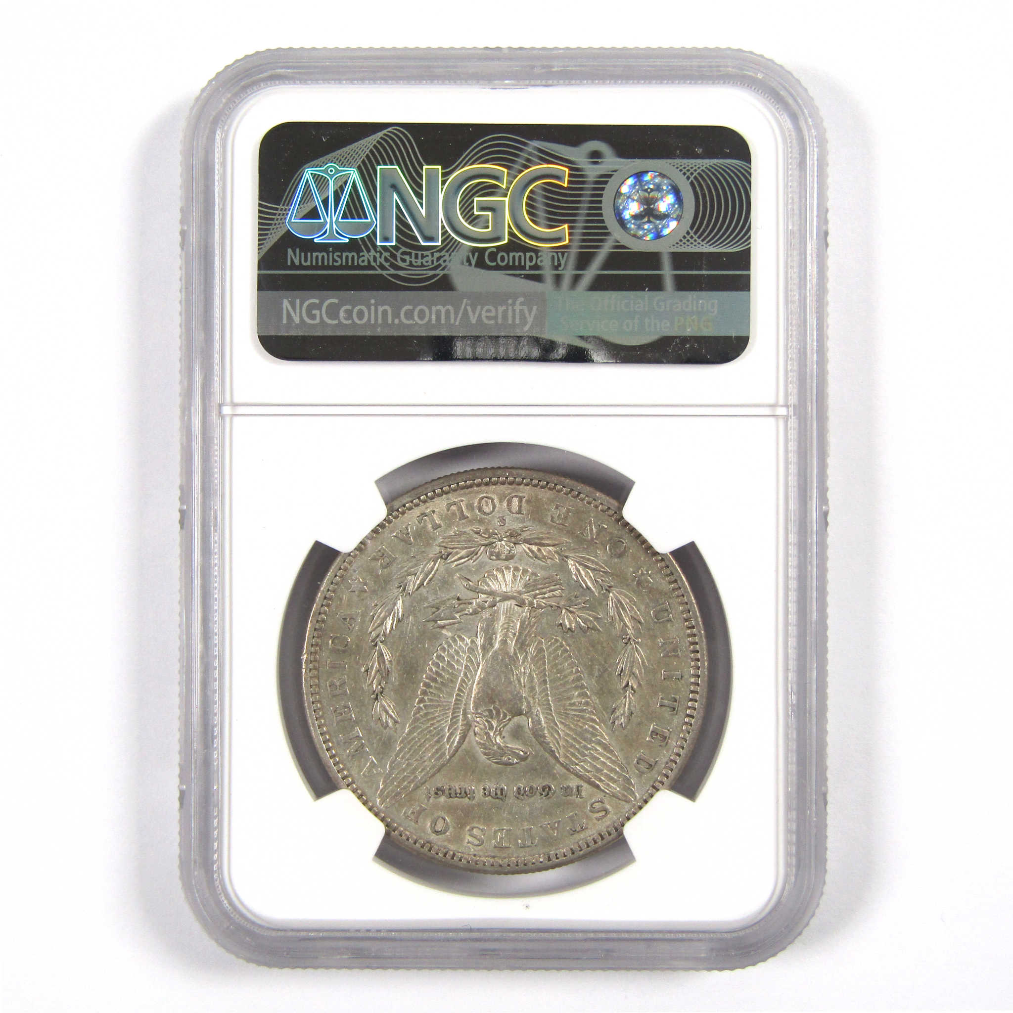 1884 S Morgan Dollar AU 53 NGC 90% Silver $1 Coin SKU:I8443 - Morgan coin - Morgan silver dollar - Morgan silver dollar for sale - Profile Coins &amp; Collectibles