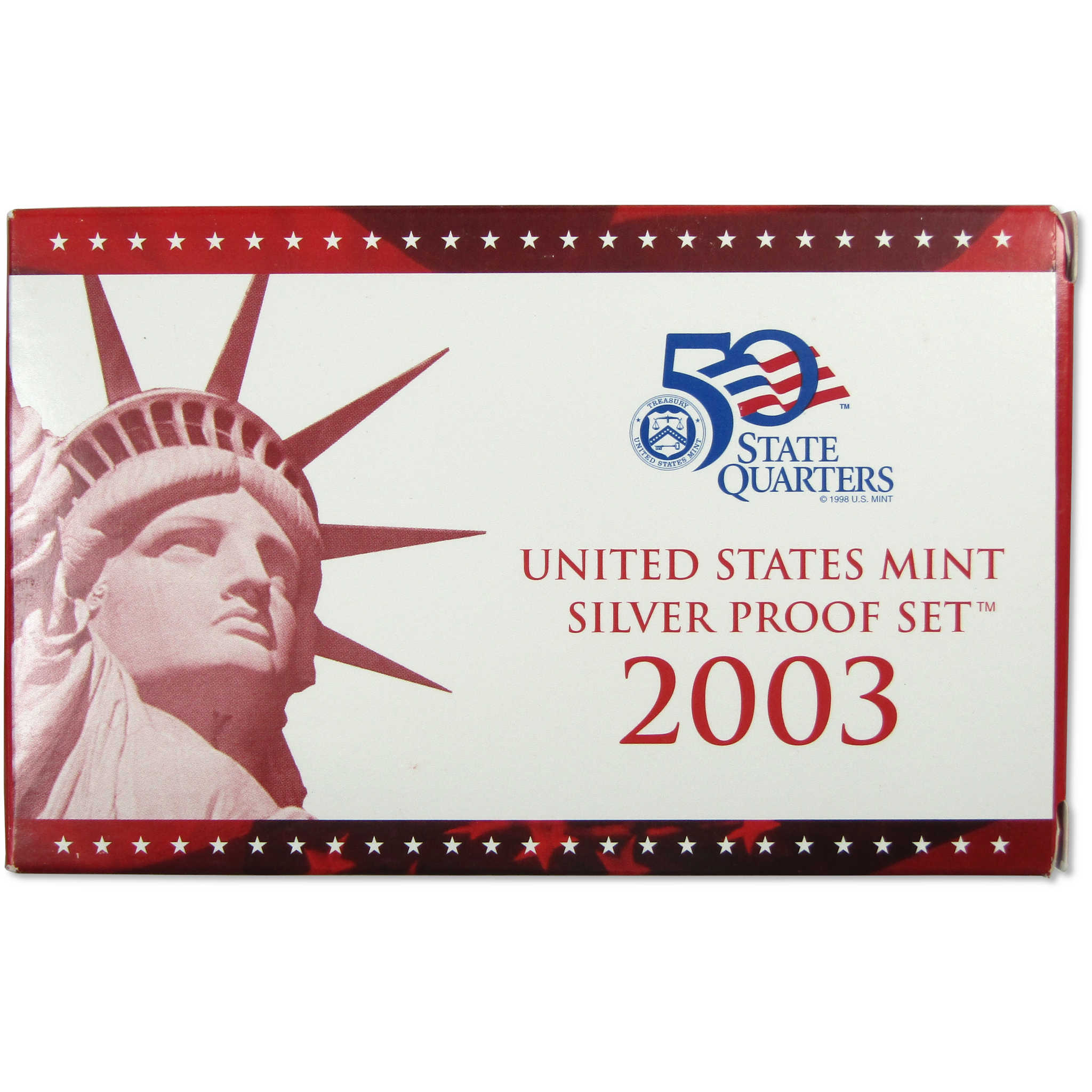 2003 Silver Proof Set U.S. Mint Original Government Packaging OGP COA