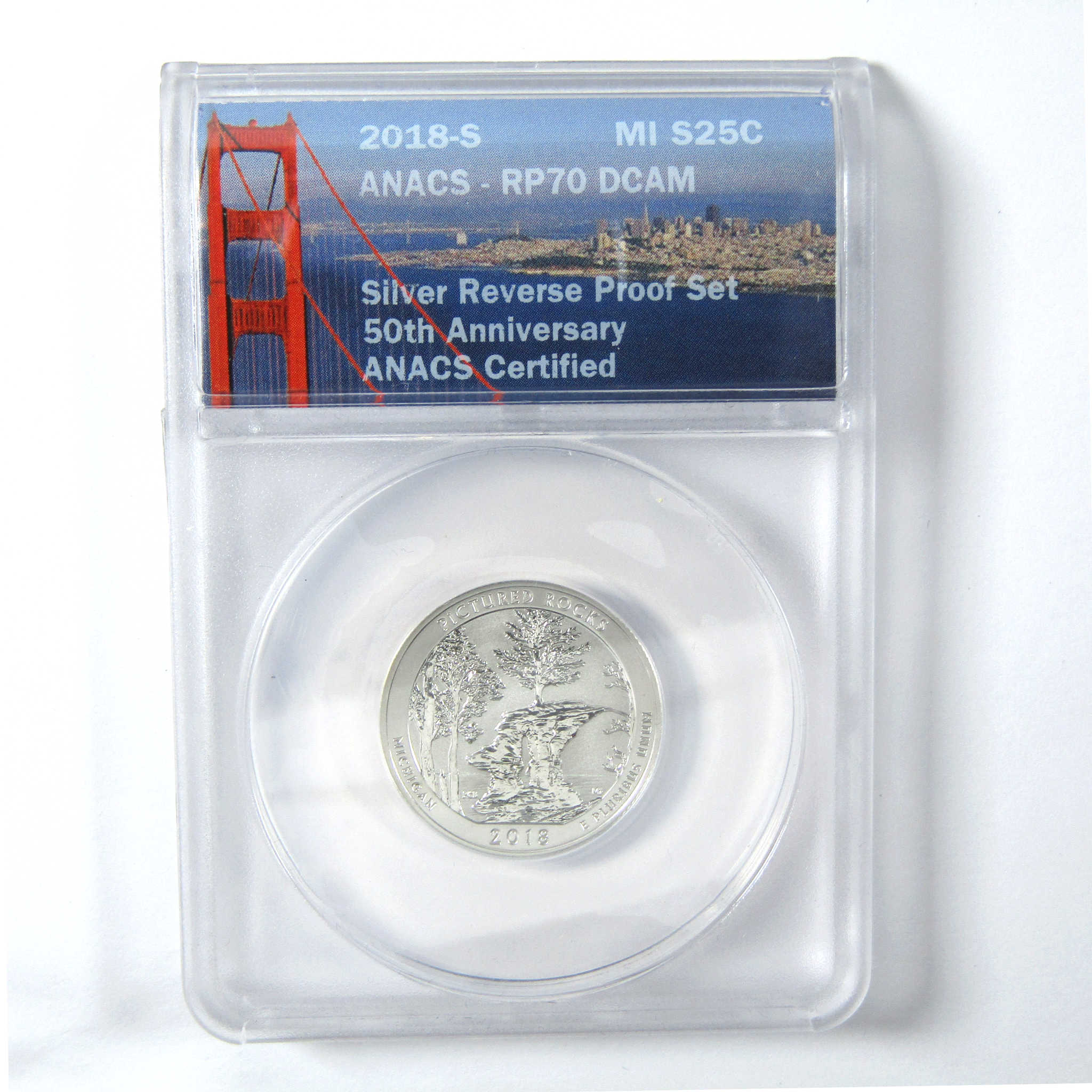 2018 S National Park 25c Set PR 70 DCAM ANACS Silver SKU:CPC6634