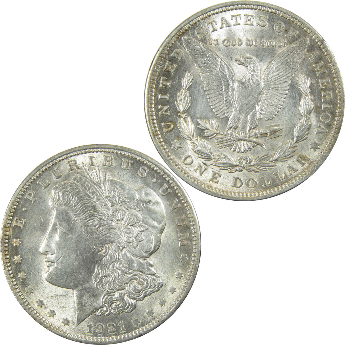 1921 Morgan Silver Dollar AU About Uncirculated Details SKU:CP1783