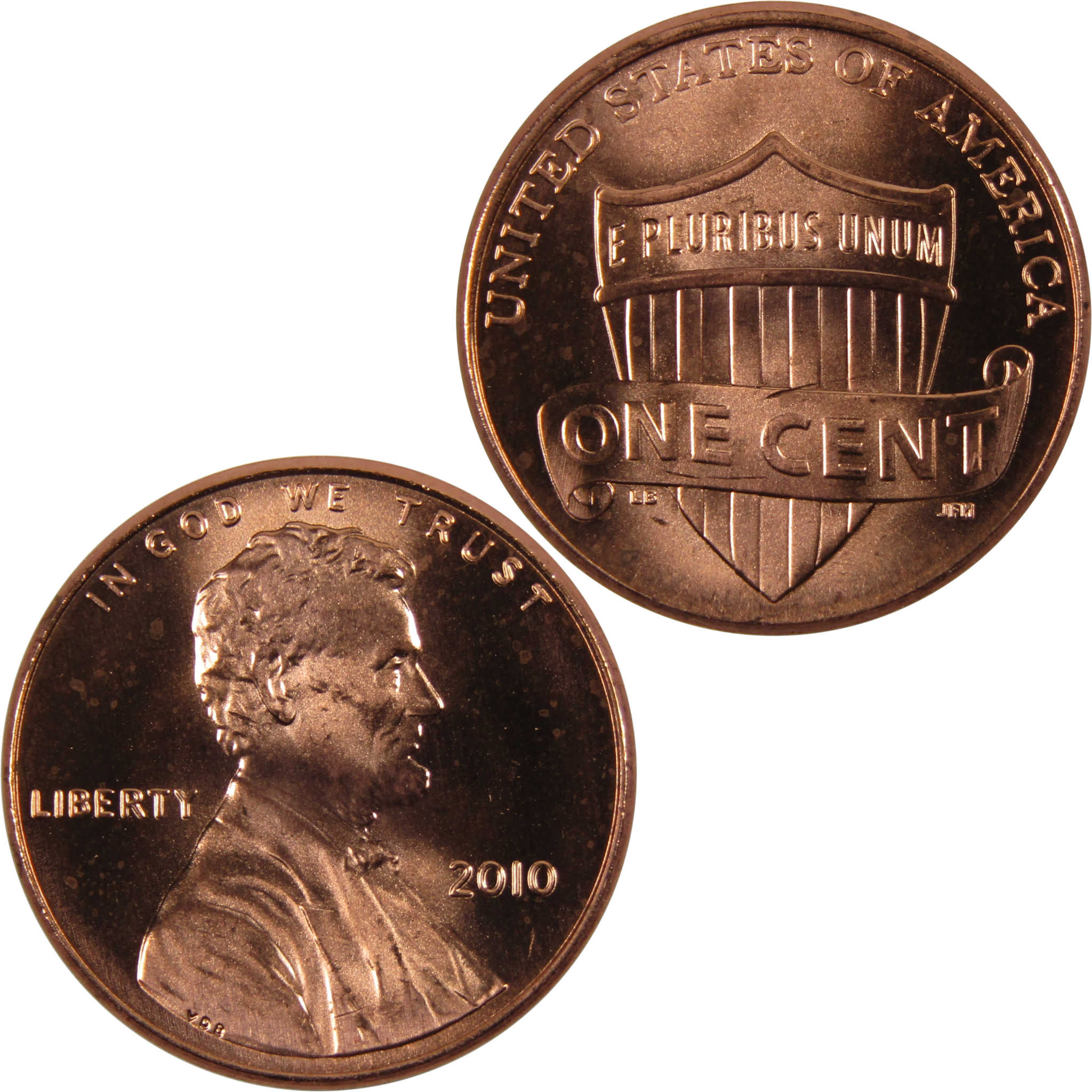 2010 Lincoln Shield Cent BU Uncirculated Penny 1c Coin