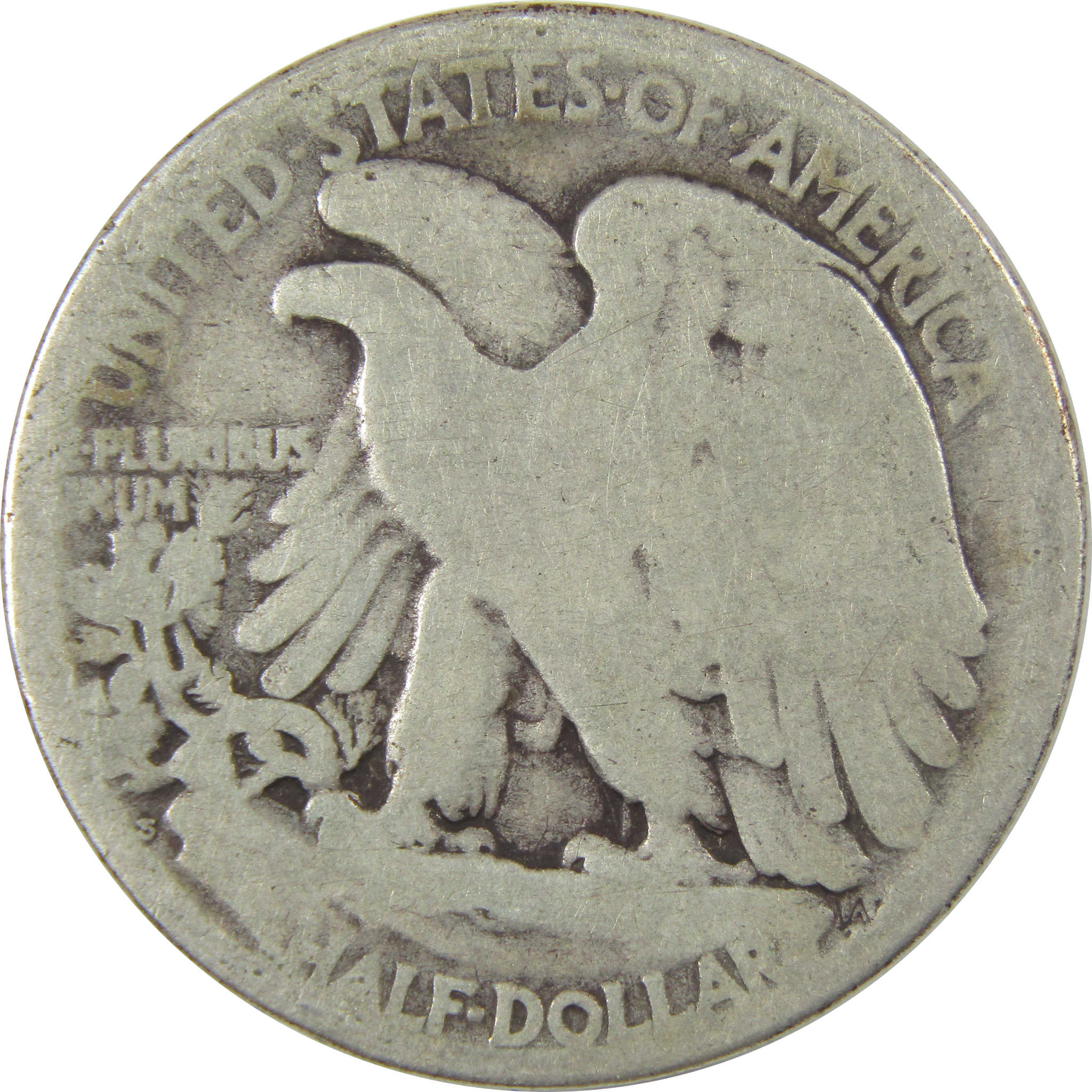 1923 S Liberty Walking Silver Half Dollar AG About Good SKU:I24125