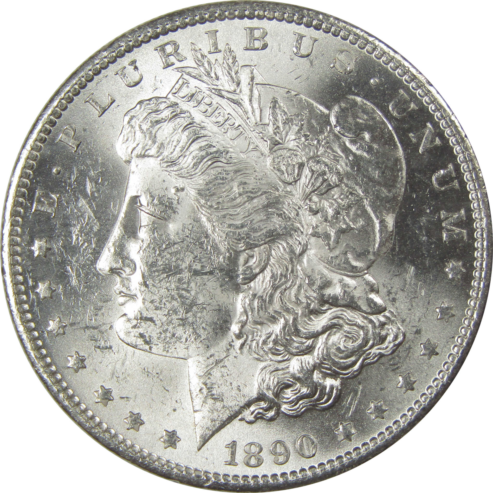 1890 S Morgan Dollar Uncirculated Details Silver $1 Coin SKU:I21081 - Morgan coin - Morgan silver dollar - Morgan silver dollar for sale - Profile Coins &amp; Collectibles