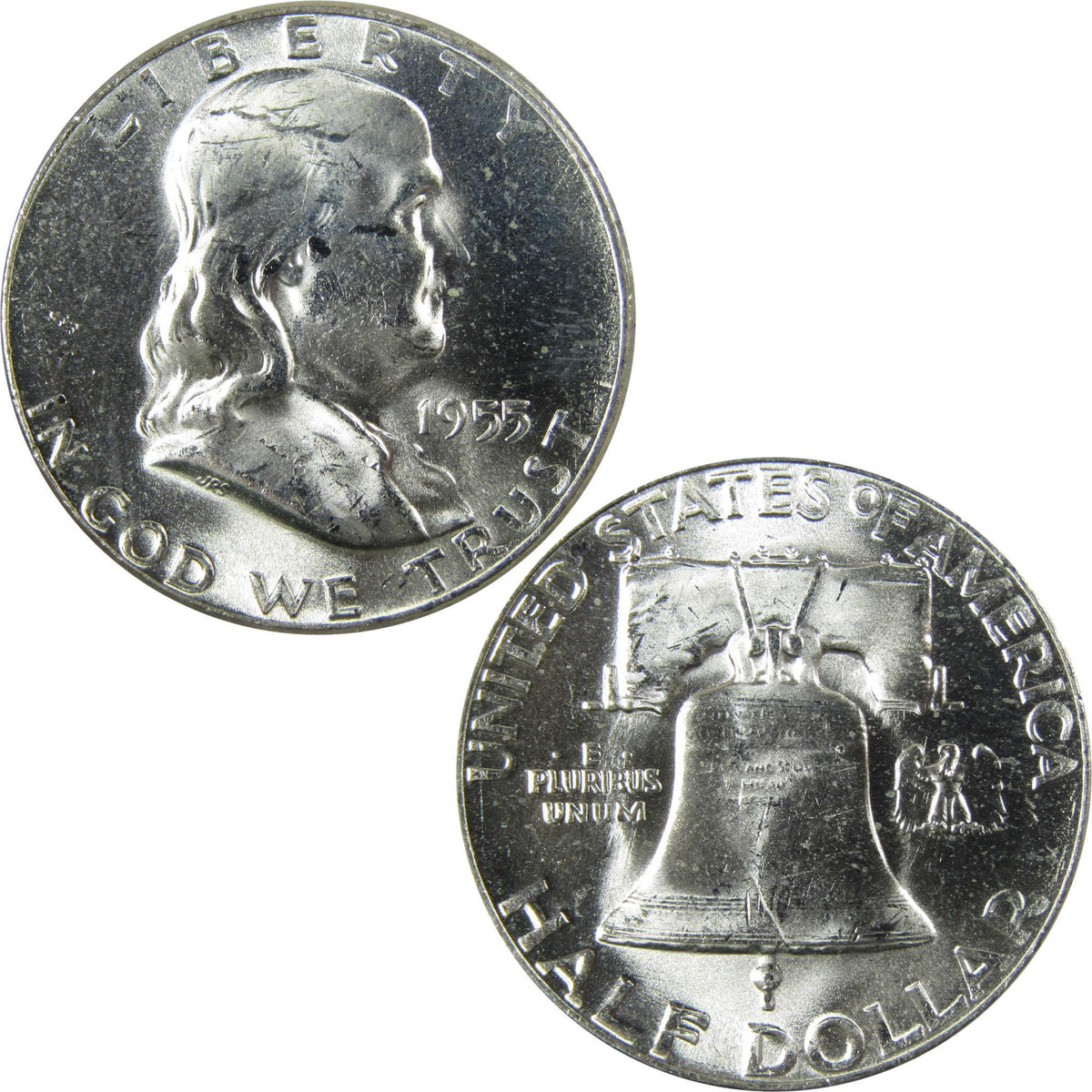 1955 Bugs Bunny Franklin Silver 50c Uncirculated Mint State SKU:I27857