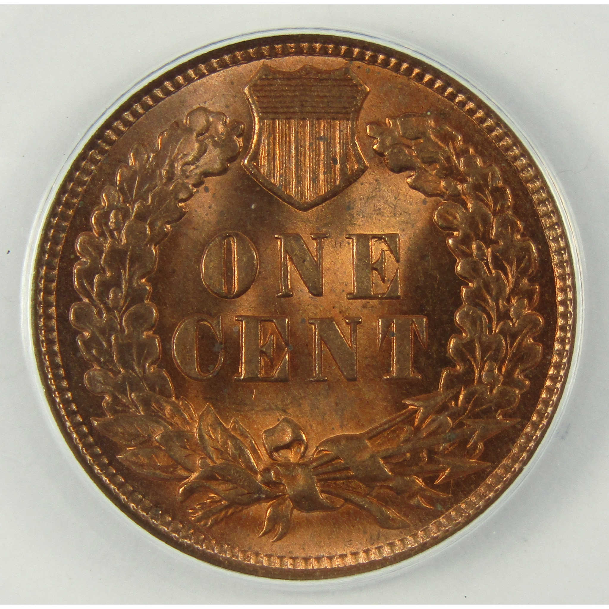 1909 Indian Head Cent MS 60 Details ANACS Uncirculated SKU:I28391
