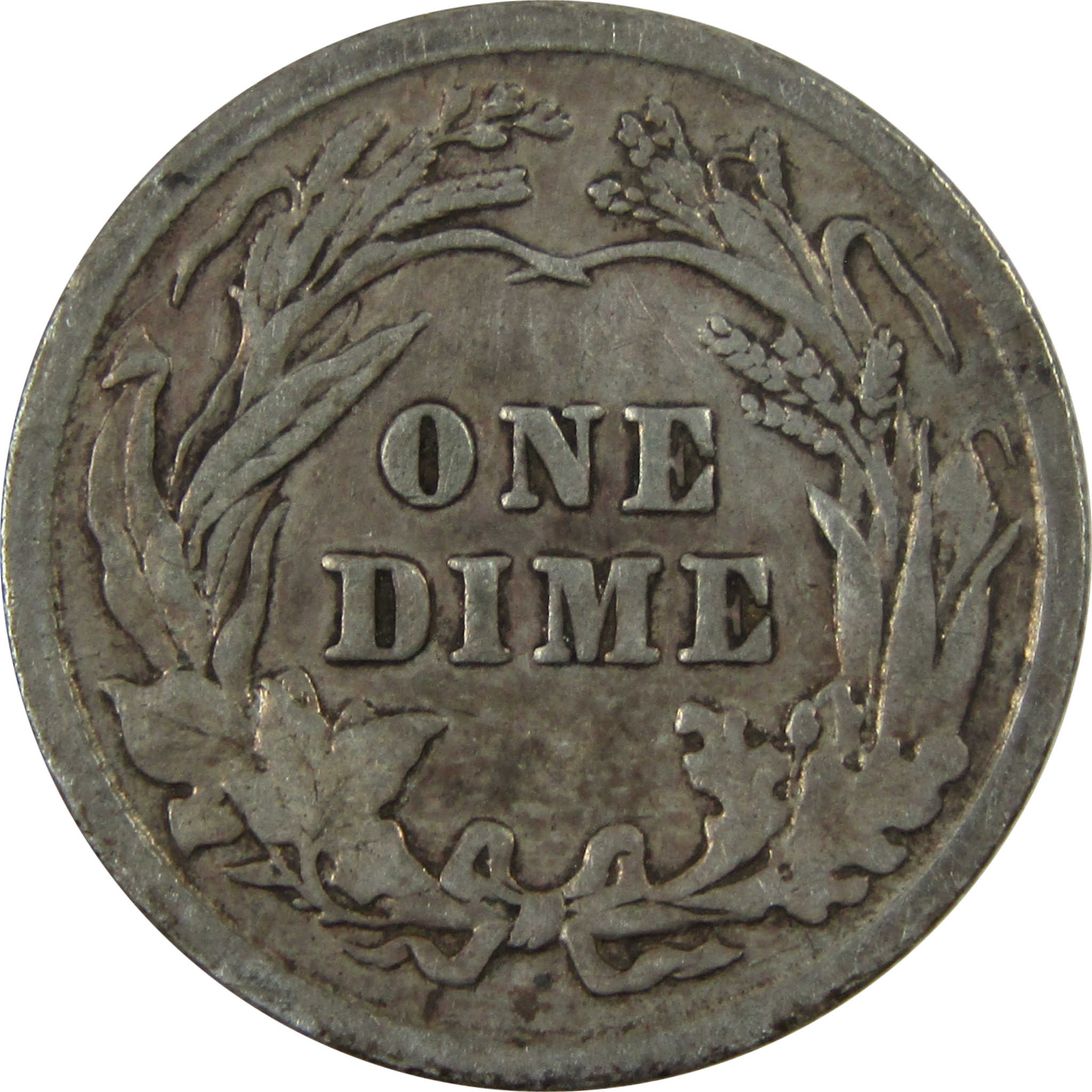 1903 Barber Silver Dime F Fine 10c Coin Collectible SKU:CP1337