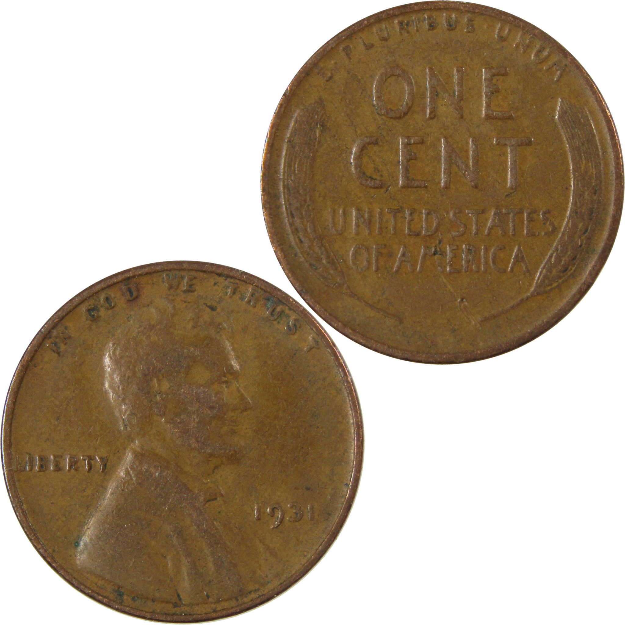 1931 Lincoln Wheat Cent VF Very Fine Penny 1c Coin SKU:I27157