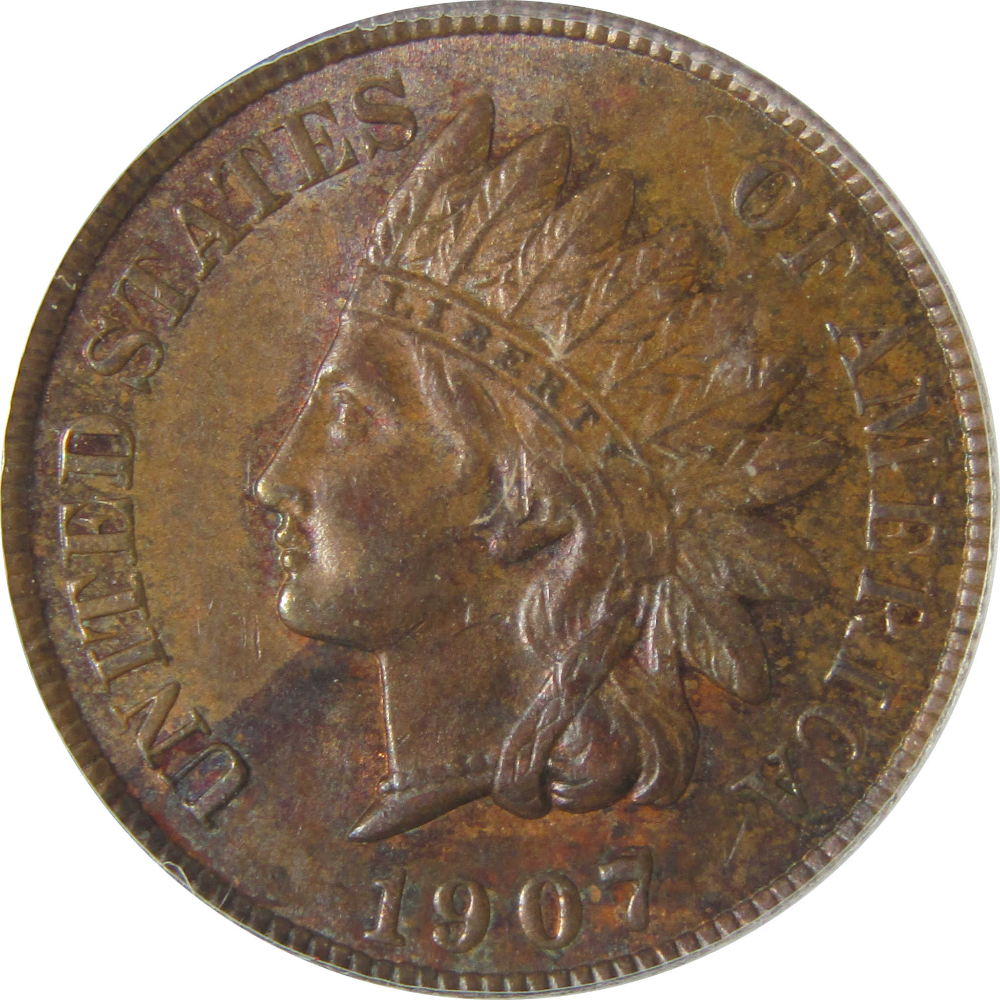 1907 Indian Head Cent MS 63 BN ICG Penny Uncirculated SKU:I22955