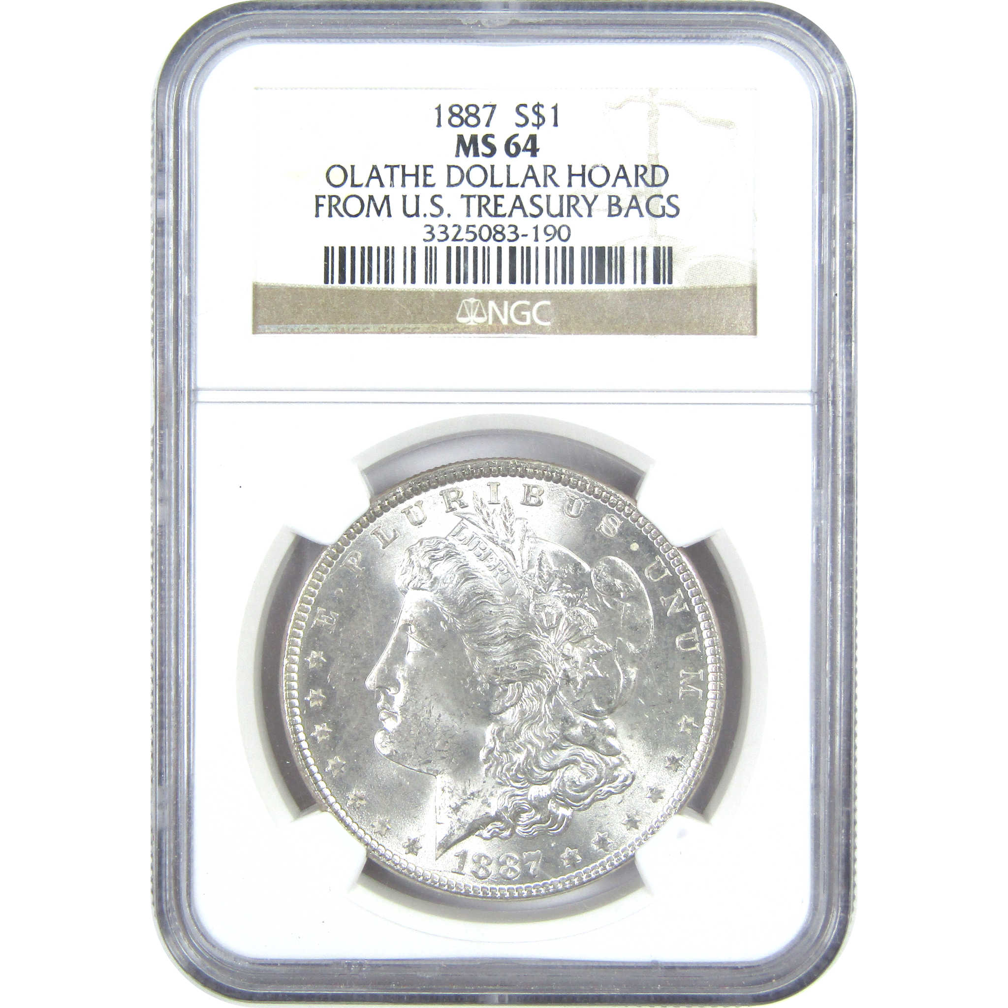 1887 Morgan Dollar MS 64 NGC Silver $1 Uncirculated Coin SKU:I15684 - Morgan coin - Morgan silver dollar - Morgan silver dollar for sale - Profile Coins &amp; Collectibles