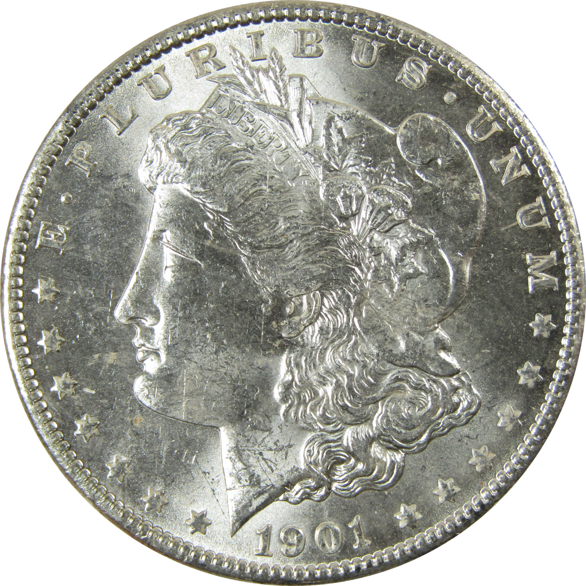 1901 O Morgan Silver Dollar Uncirculated Mint State $1 Coin SKU:I28491